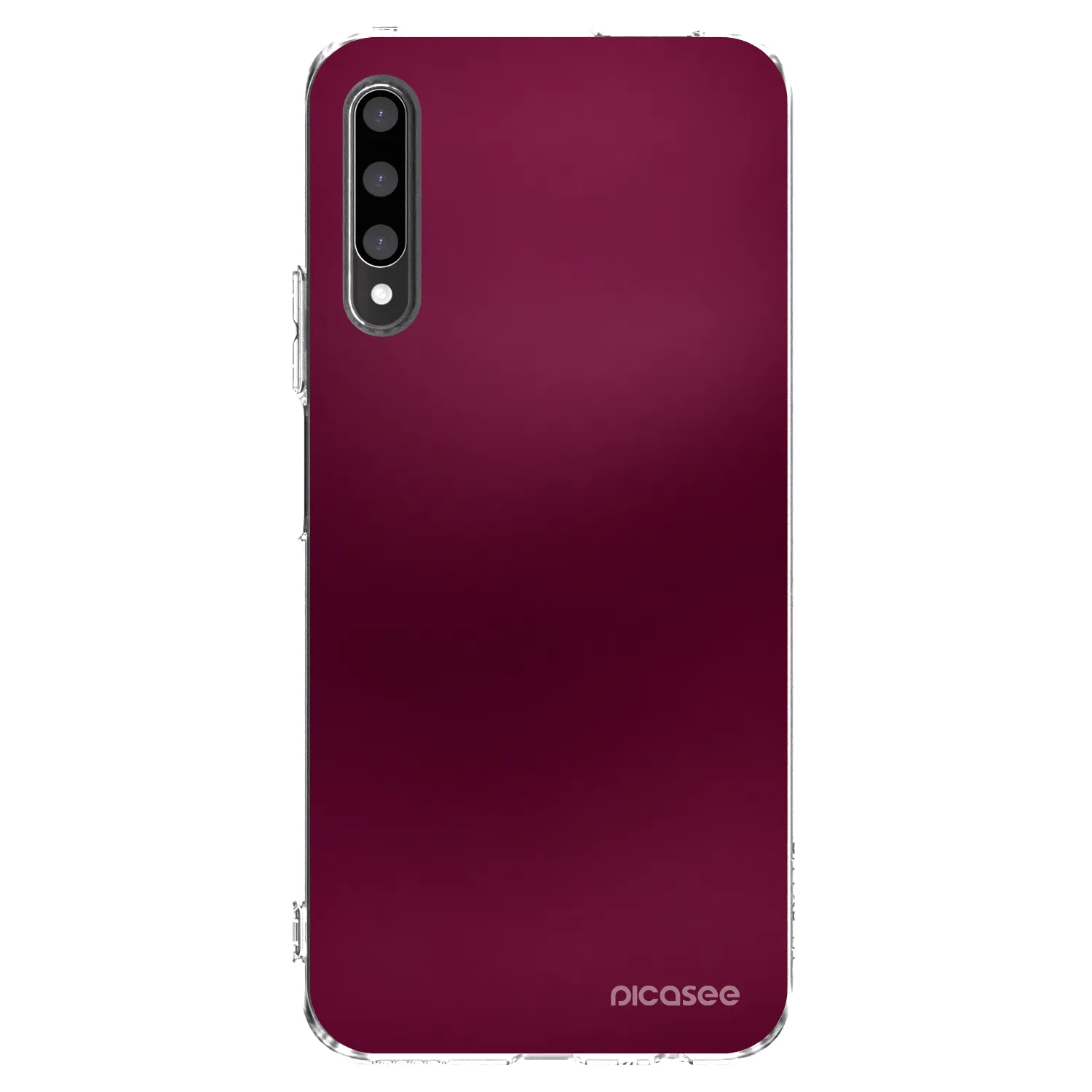 Picasee átlátszó szilikon tok az alábbi mobiltelefonokra Honor 9X Pro - Velvet Bordeaux