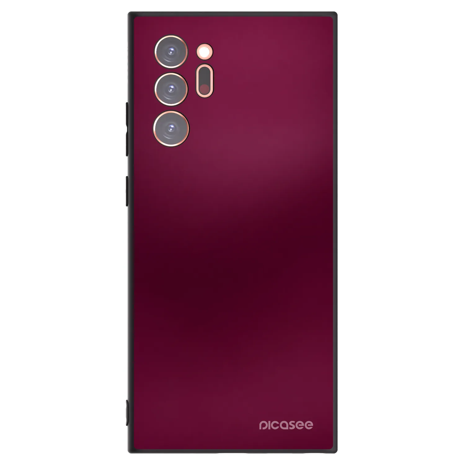 Picasee fekete szilikon tok az alábbi mobiltelefonokra Samsung Galaxy Note 20 Ultra - Velvet Bordeaux