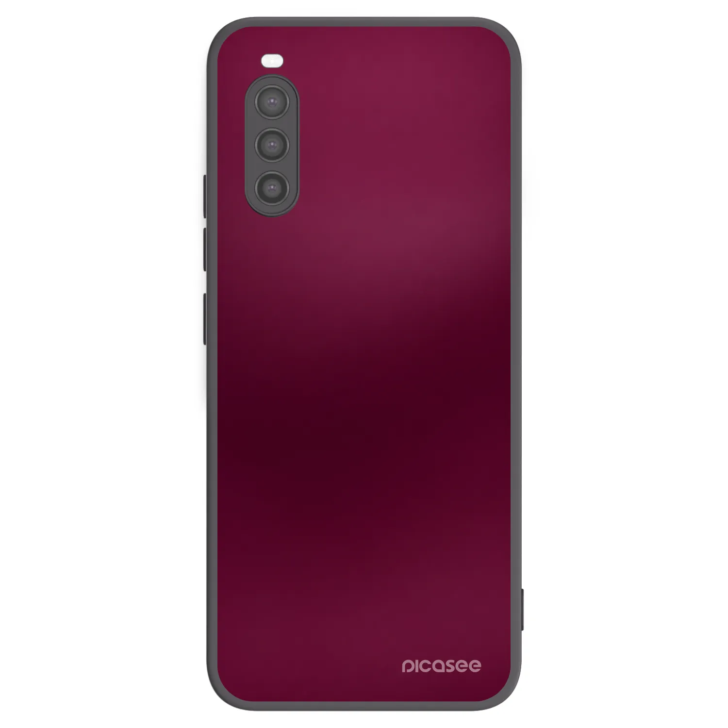 Picasee fekete szilikon tok az alábbi mobiltelefonokra Sony Xperia 10 II - Velvet Bordeaux