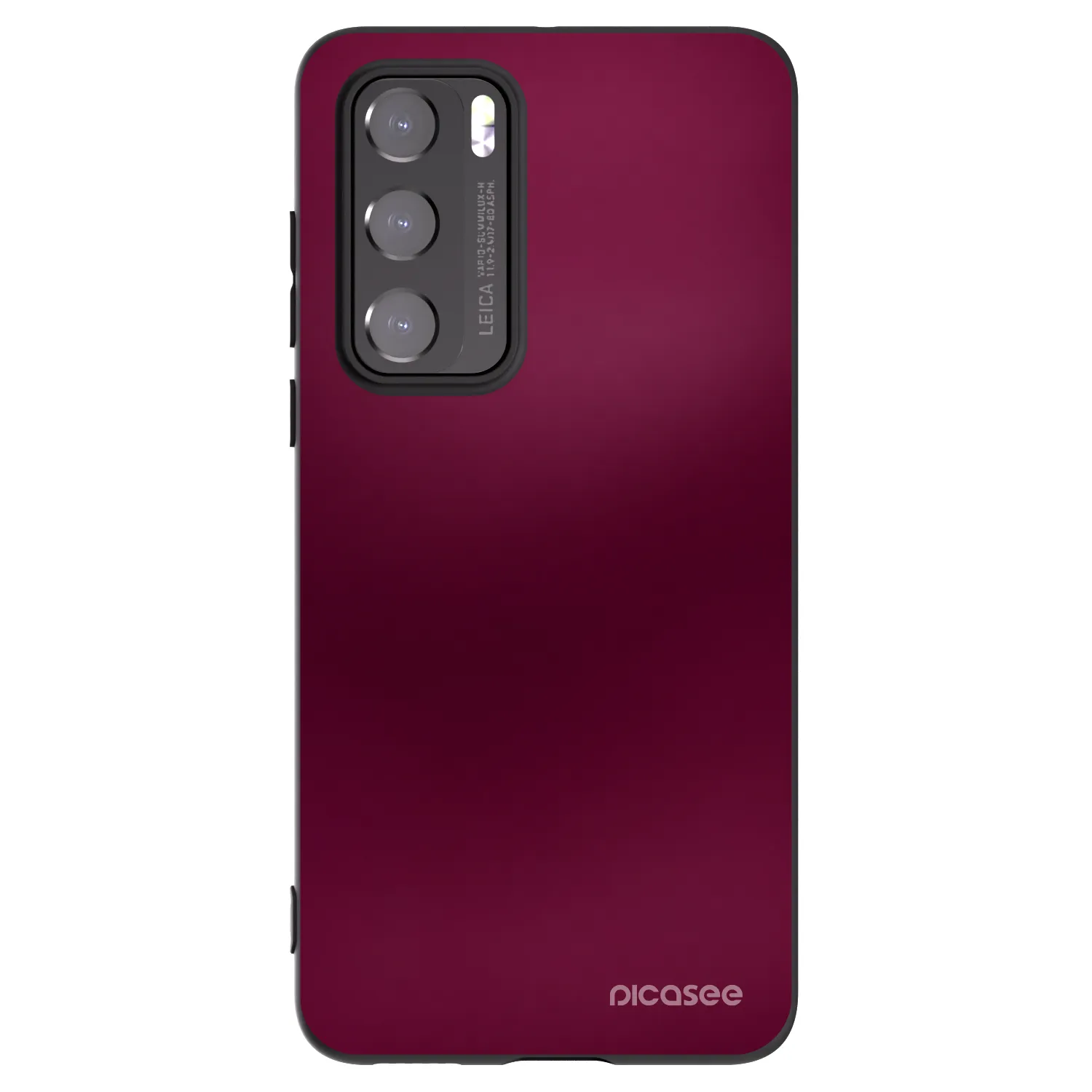 Picasee fekete szilikon tok az alábbi mobiltelefonokra Huawei P40 - Velvet Bordeaux
