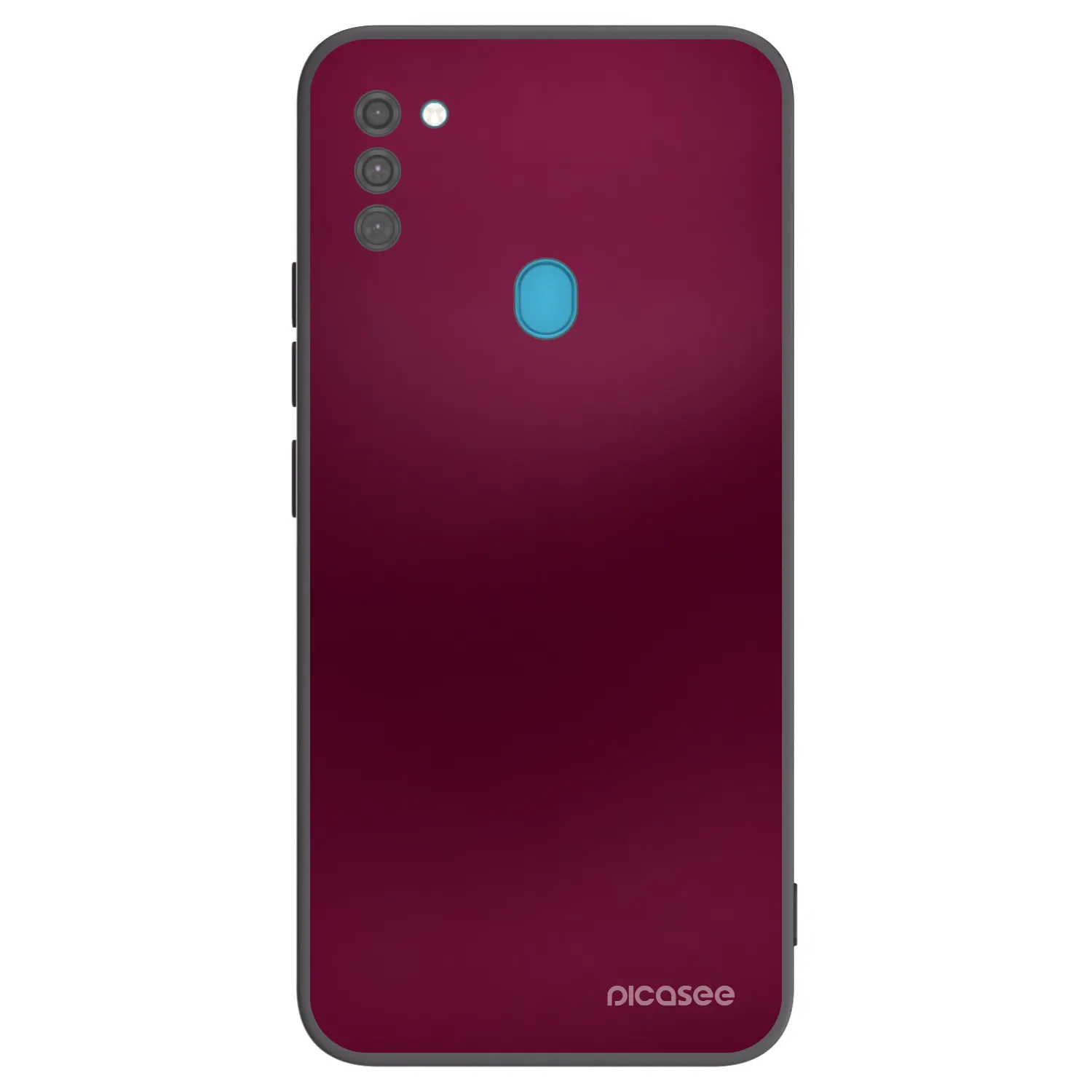 Picasee fekete szilikon tok az alábbi mobiltelefonokra Samsung Galaxy M11 - Velvet Bordeaux