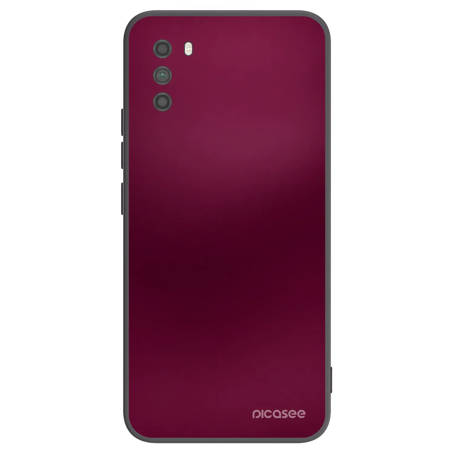 Picasee fekete szilikon tok az alábbi mobiltelefonokra Xiaomi Poco M3 - Velvet Bordeaux