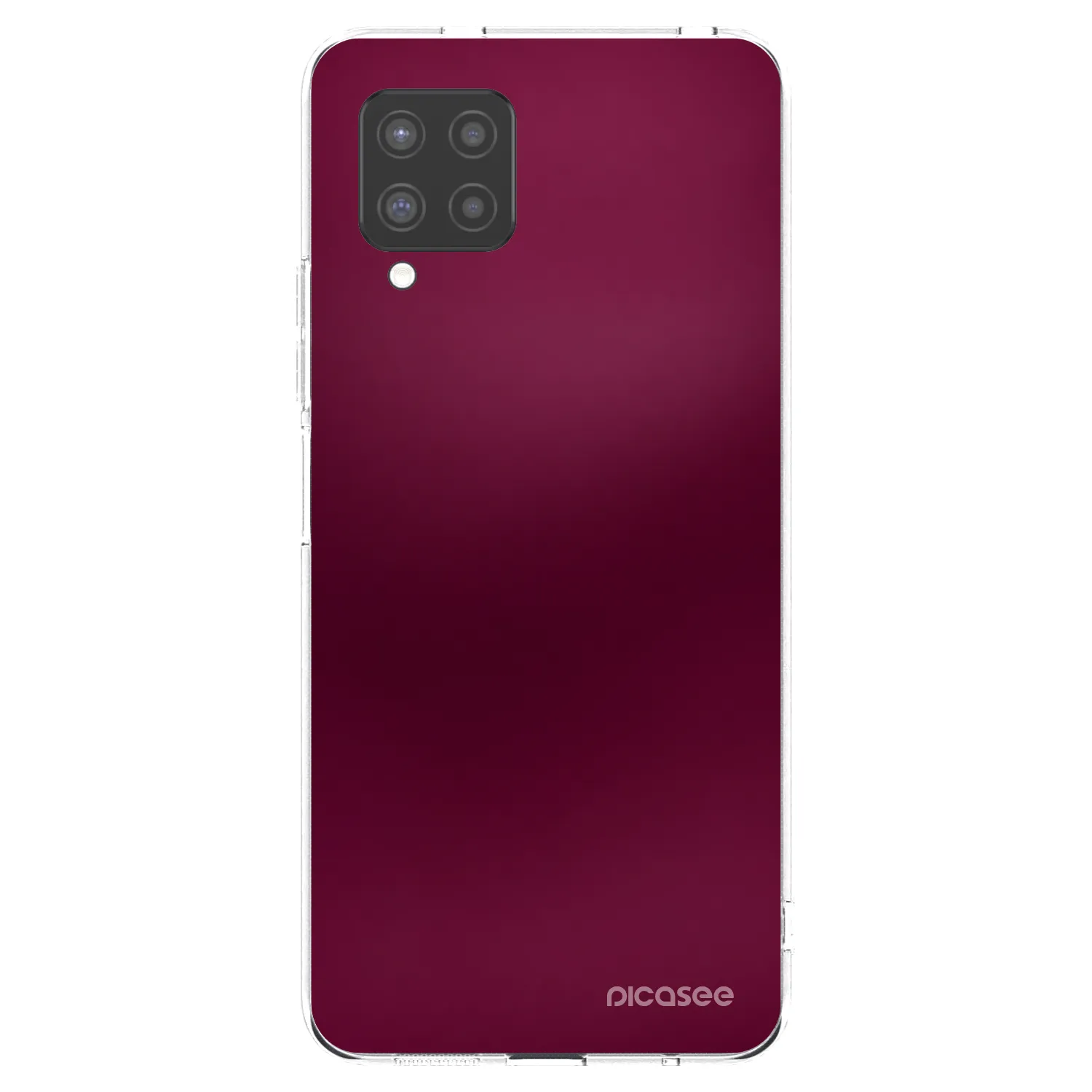 Picasee átlátszó szilikon tok az alábbi mobiltelefonokra Samsung Galaxy A42 A426B - Velvet Bordeaux