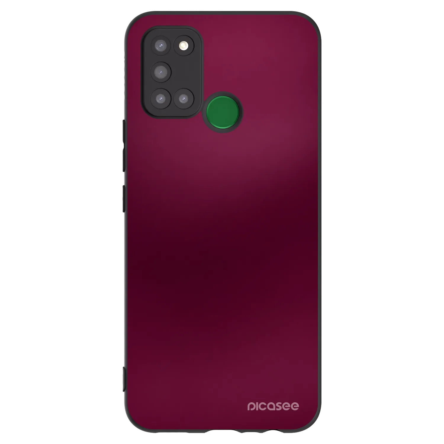 Picasee fekete szilikon tok az alábbi mobiltelefonokra Realme 7i - Velvet Bordeaux