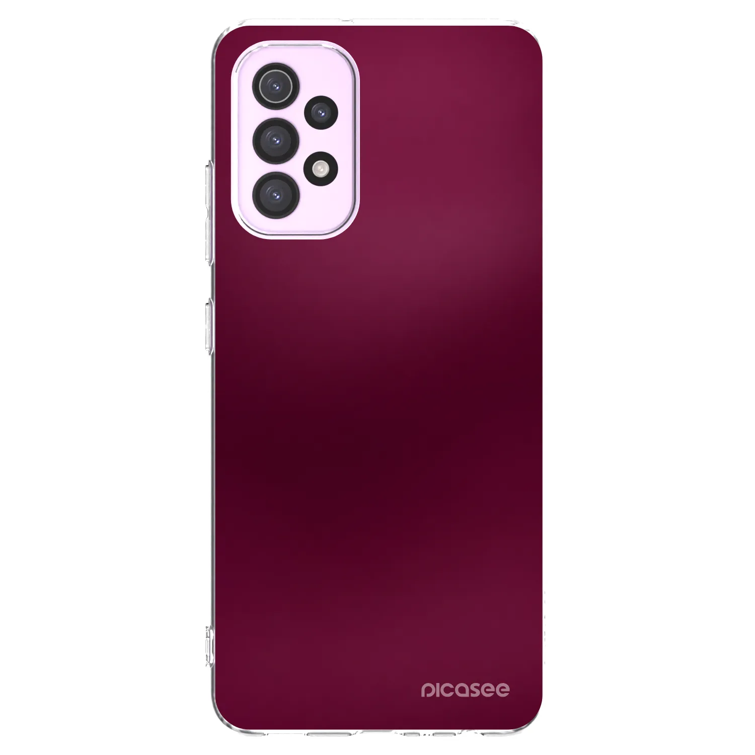 Picasee átlátszó szilikon tok az alábbi mobiltelefonokra Samsung Galaxy A32 5G A326B - Velvet Bordeaux