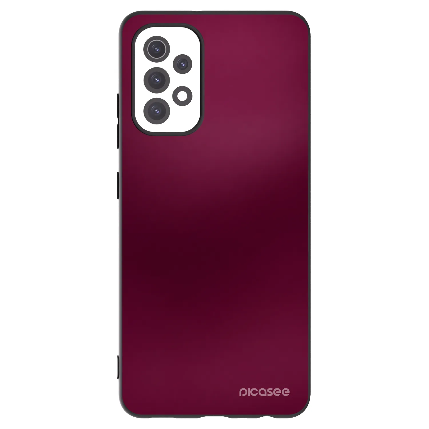 Picasee fekete szilikon tok az alábbi mobiltelefonokra Samsung Galaxy A32 5G A326B - Velvet Bordeaux