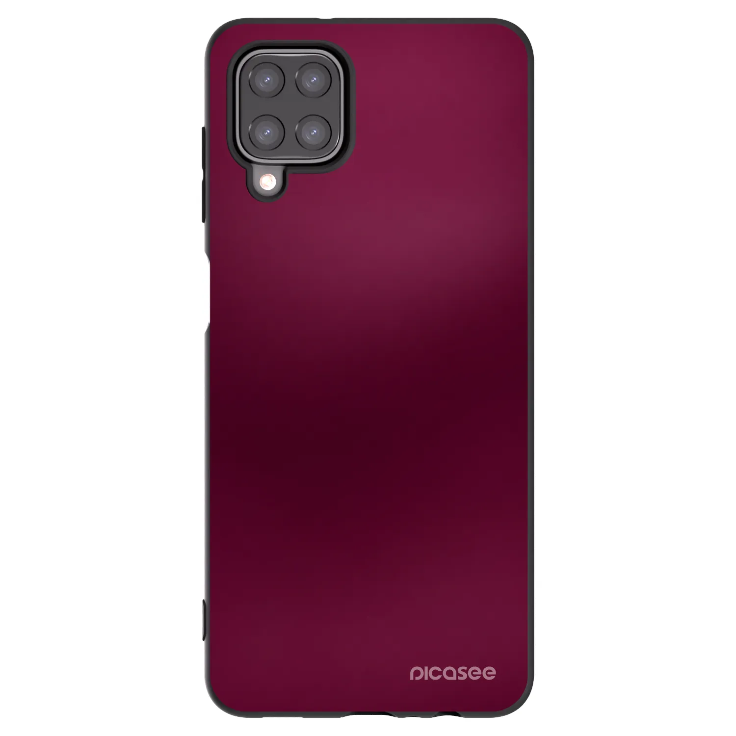 Picasee fekete szilikon tok az alábbi mobiltelefonokra Samsung Galaxy M12 M127F - Velvet Bordeaux