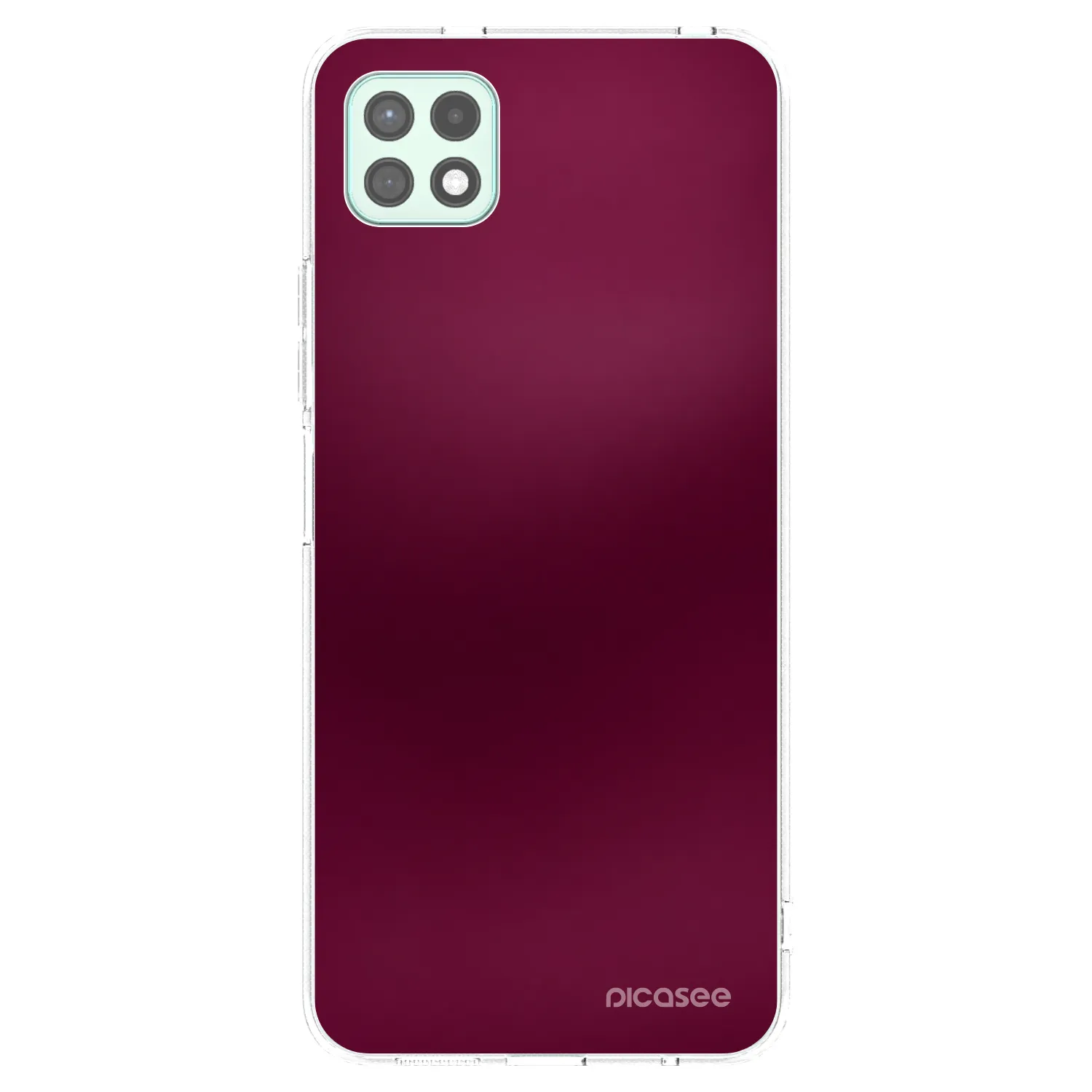 Picasee átlátszó szilikon tok az alábbi mobiltelefonokra Samsung Galaxy A22 A226B 5G - Velvet Bordeaux