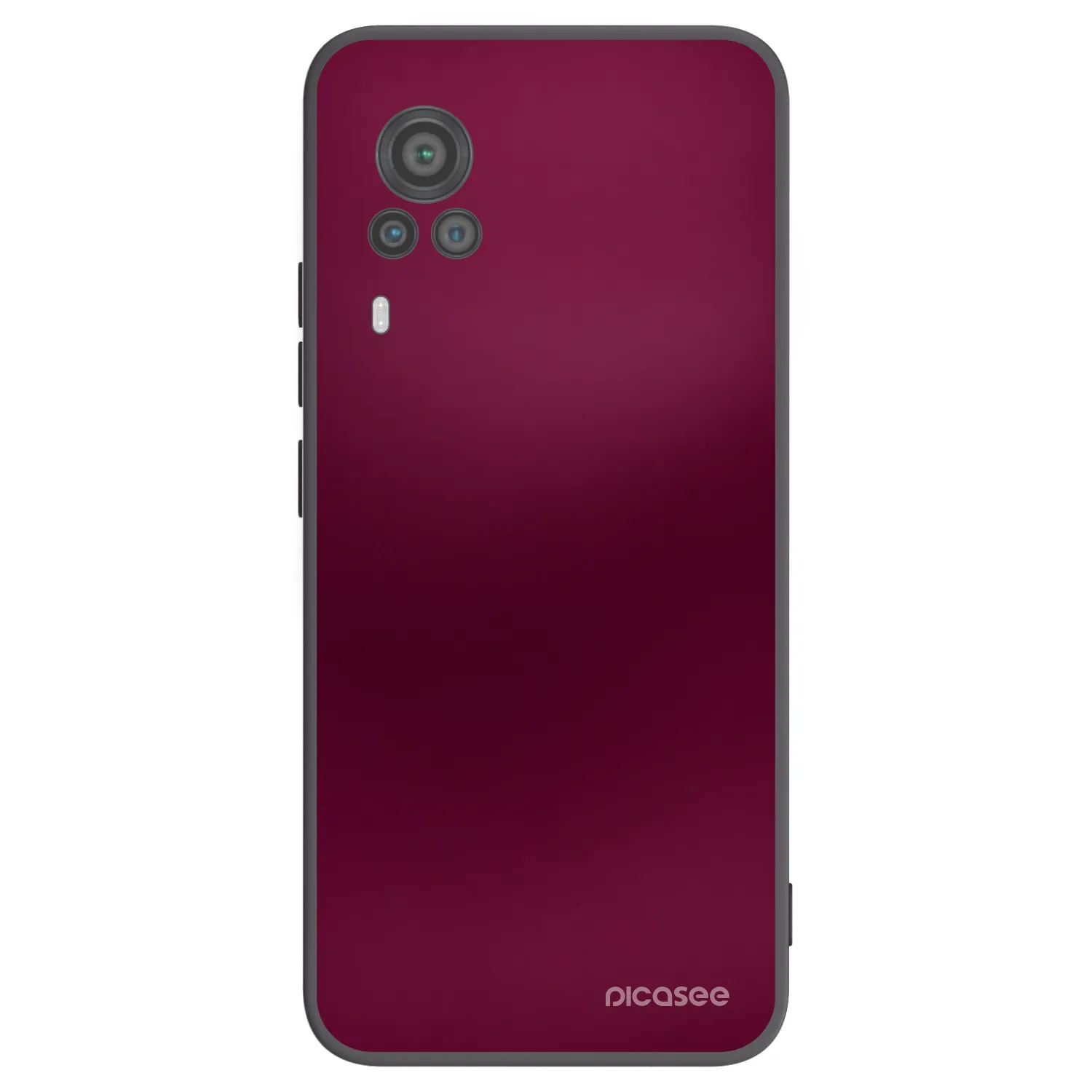 Picasee fekete szilikon tok az alábbi mobiltelefonokra Vivo X60 Pro 5G - Velvet Bordeaux