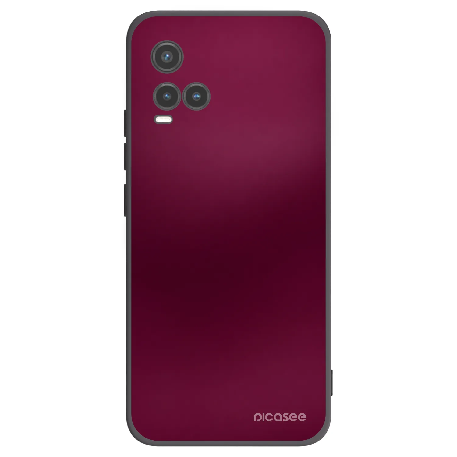 Picasee fekete szilikon tok az alábbi mobiltelefonokra Vivo Y33s - Velvet Bordeaux