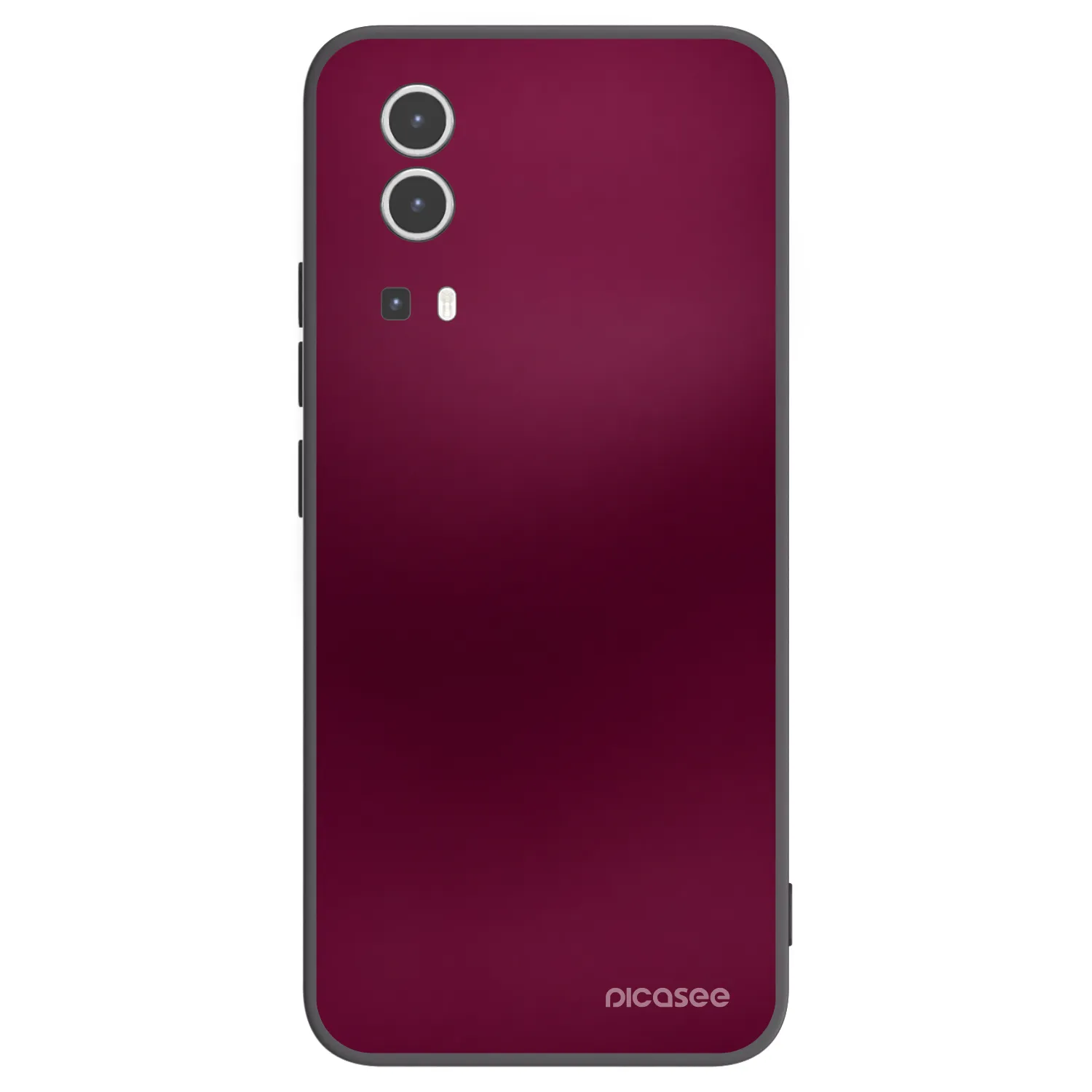 Picasee fekete szilikon tok az alábbi mobiltelefonokra Vivo Y72 5G - Velvet Bordeaux