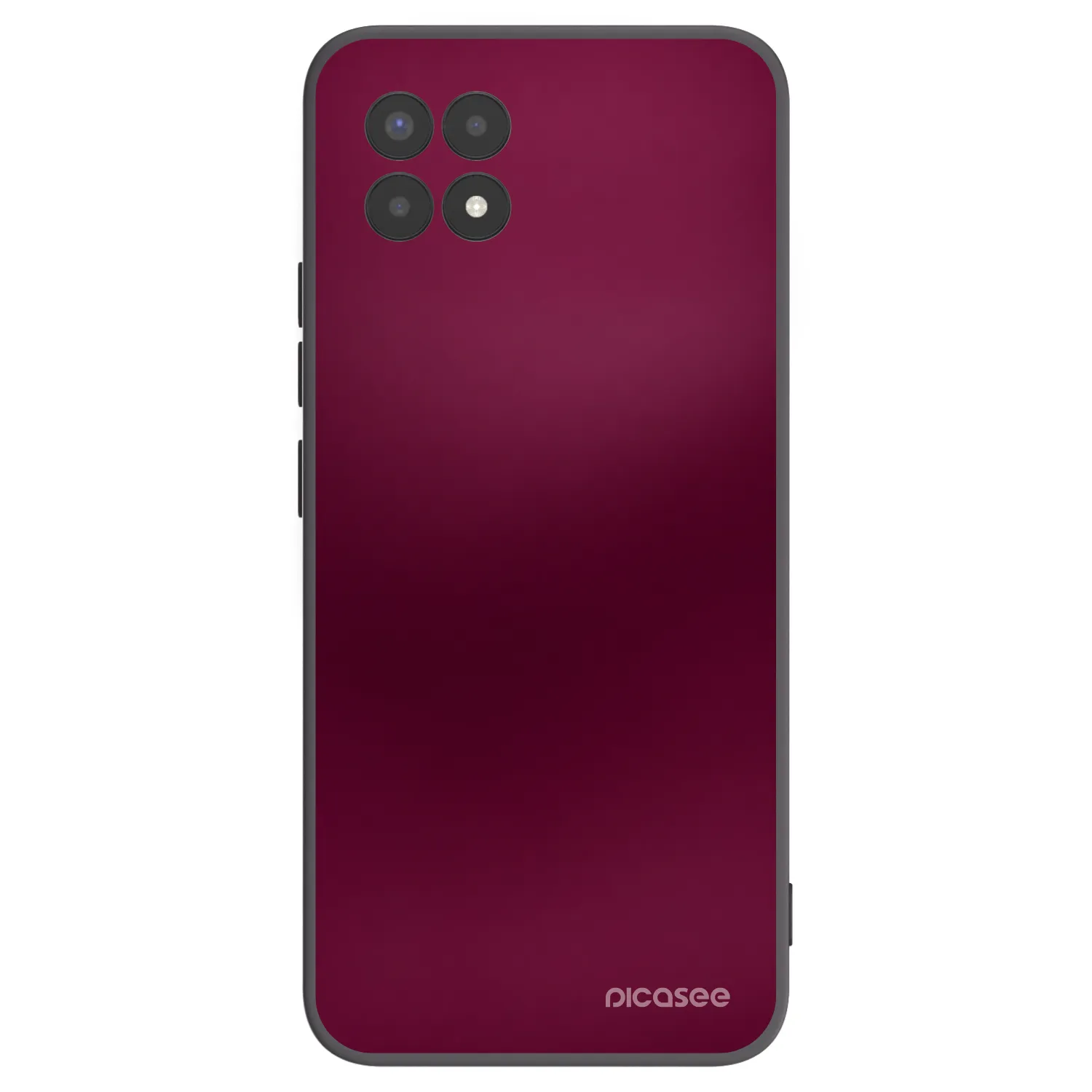 Picasee fekete szilikon tok az alábbi mobiltelefonokra Realme 8i - Velvet Bordeaux