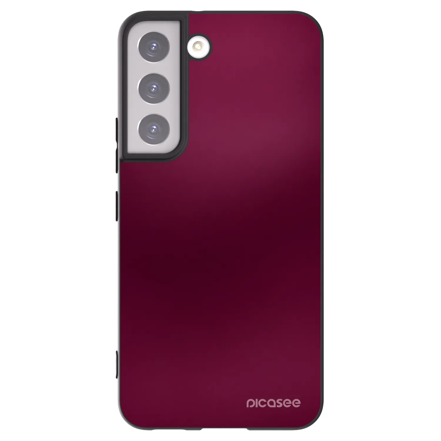 Picasee fekete szilikon tok az alábbi mobiltelefonokra Samsung Galaxy S22 5G - Velvet Bordeaux