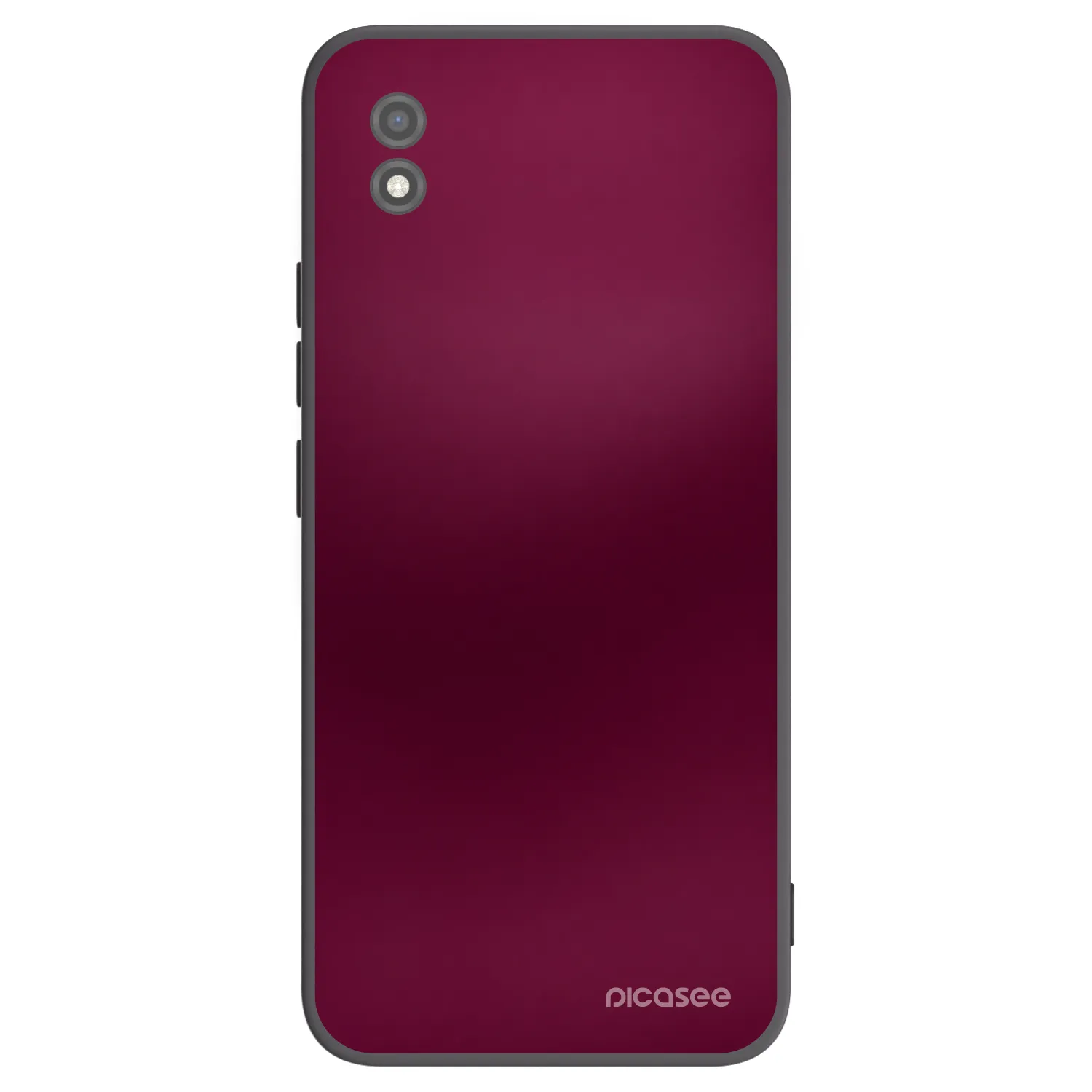 Picasee fekete szilikon tok az alábbi mobiltelefonokra Realme C11 (2021) - Velvet Bordeaux