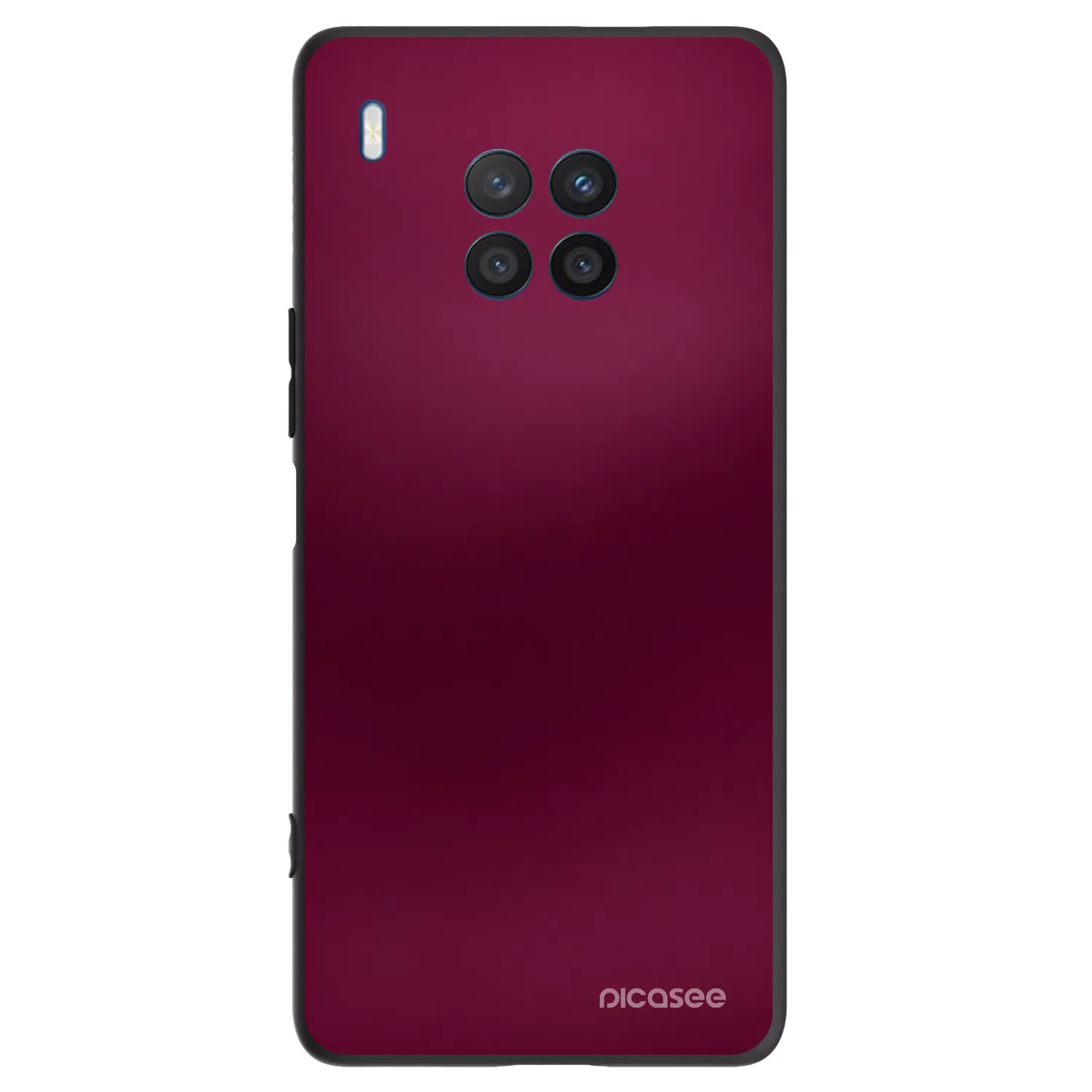 Picasee fekete szilikon tok az alábbi mobiltelefonokra Honor 50 Lite - Velvet Bordeaux