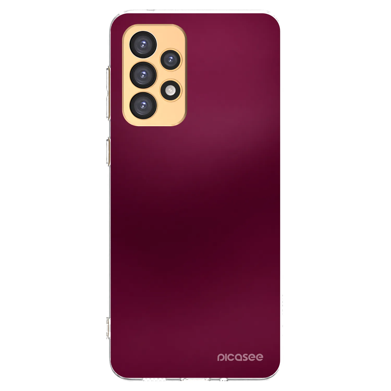Picasee átlátszó szilikon tok az alábbi mobiltelefonokra Samsung Galaxy A33 5G A336 - Velvet Bordeaux