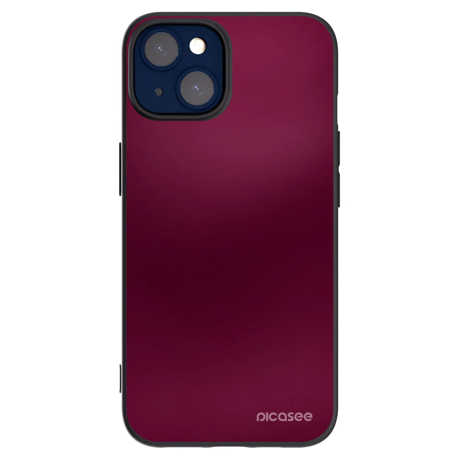 Picasee fekete szilikon tok az alábbi mobiltelefonokra Apple iPhone 14 - Velvet Bordeaux