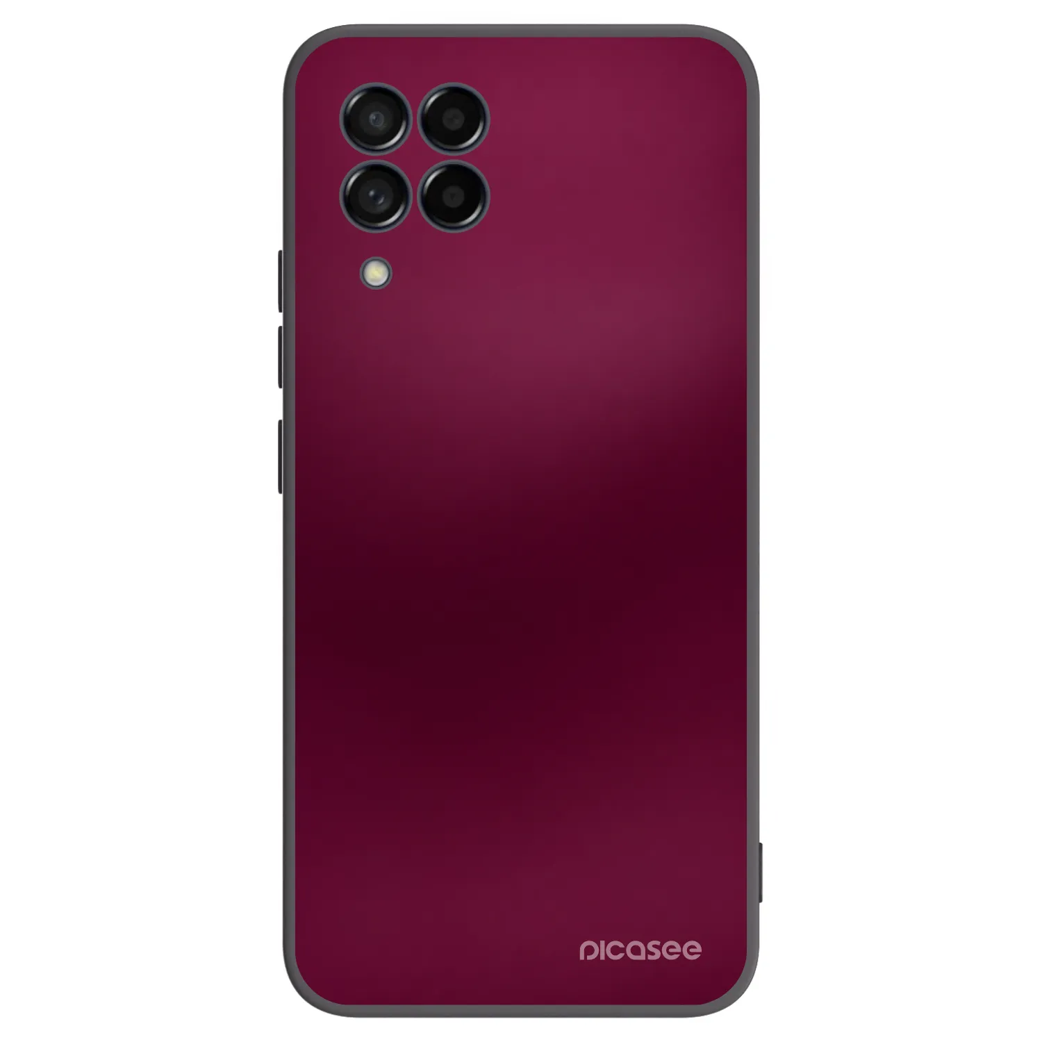 Picasee fekete szilikon tok az alábbi mobiltelefonokra Samsung Galaxy M53 5G - Velvet Bordeaux