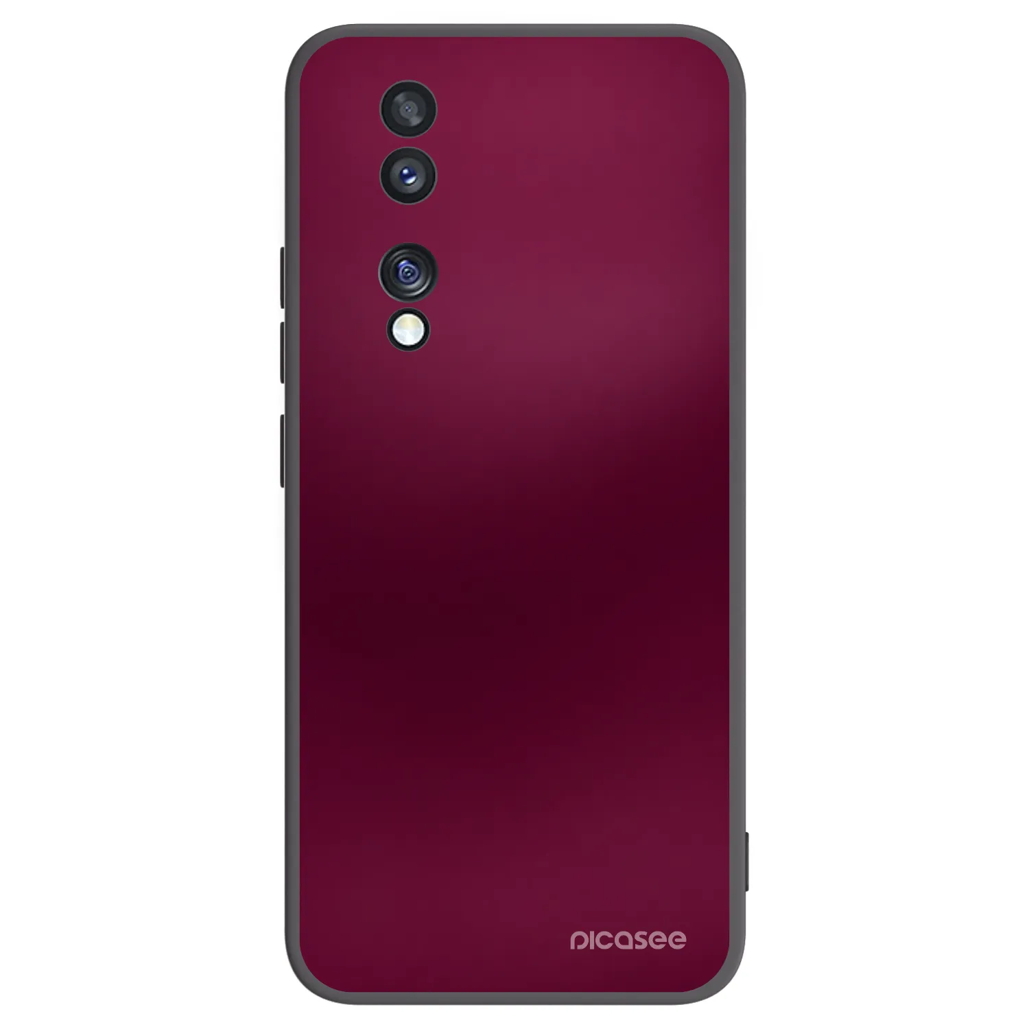 Picasee fekete szilikon tok az alábbi mobiltelefonokra Honor 70 - Velvet Bordeaux