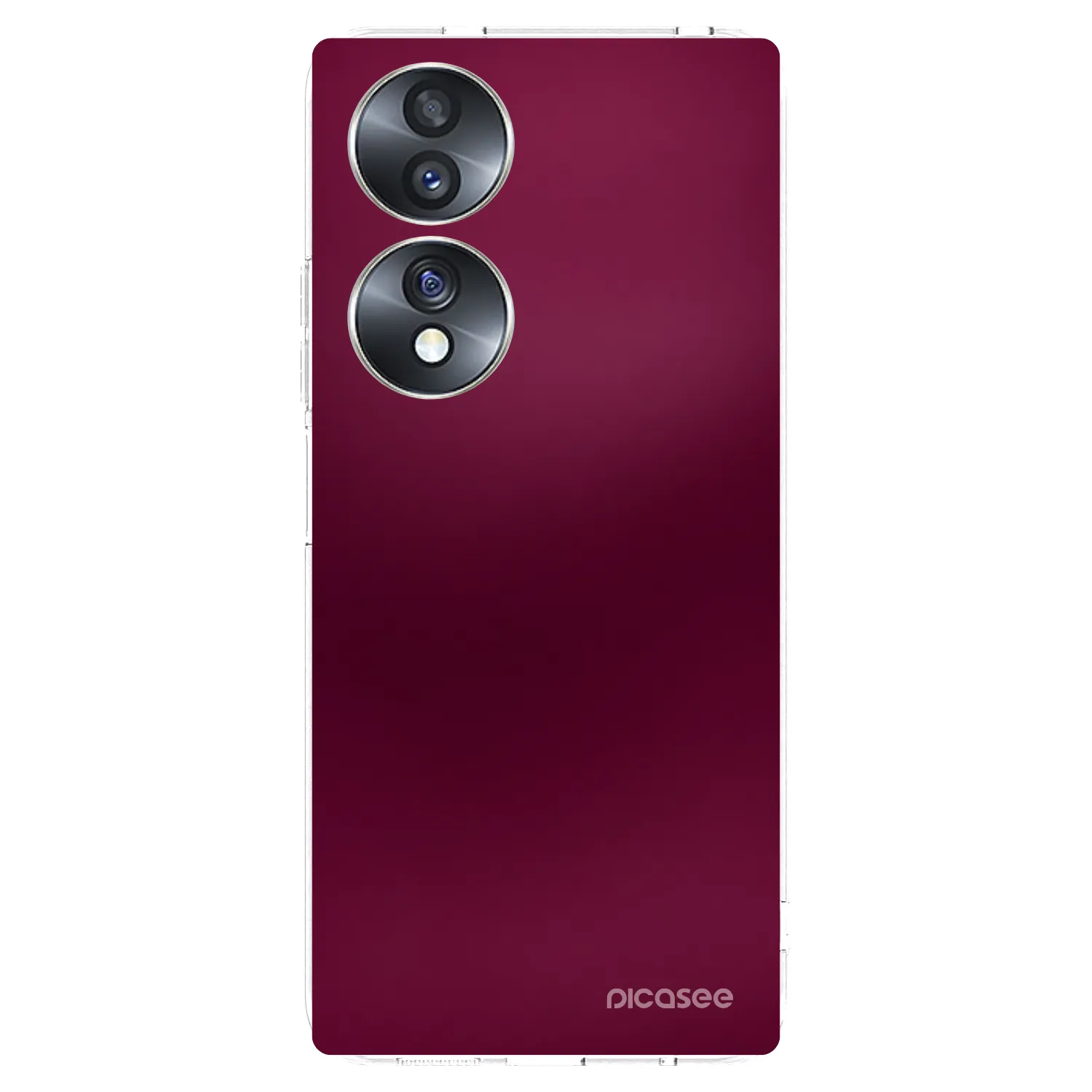 Picasee átlátszó szilikon tok az alábbi mobiltelefonokra Honor 70 - Velvet Bordeaux