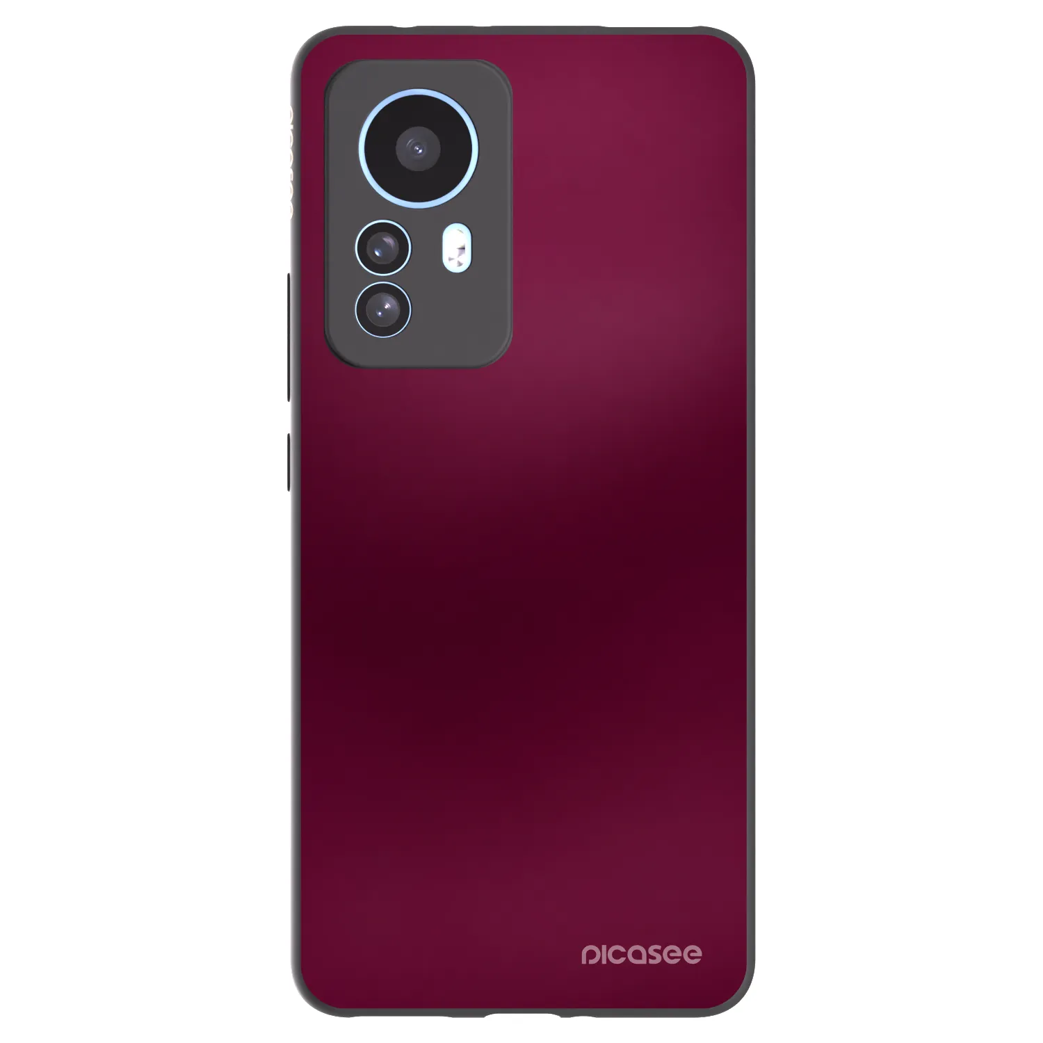 Picasee fekete szilikon tok az alábbi mobiltelefonokra Xiaomi 12T Pro - Velvet Bordeaux