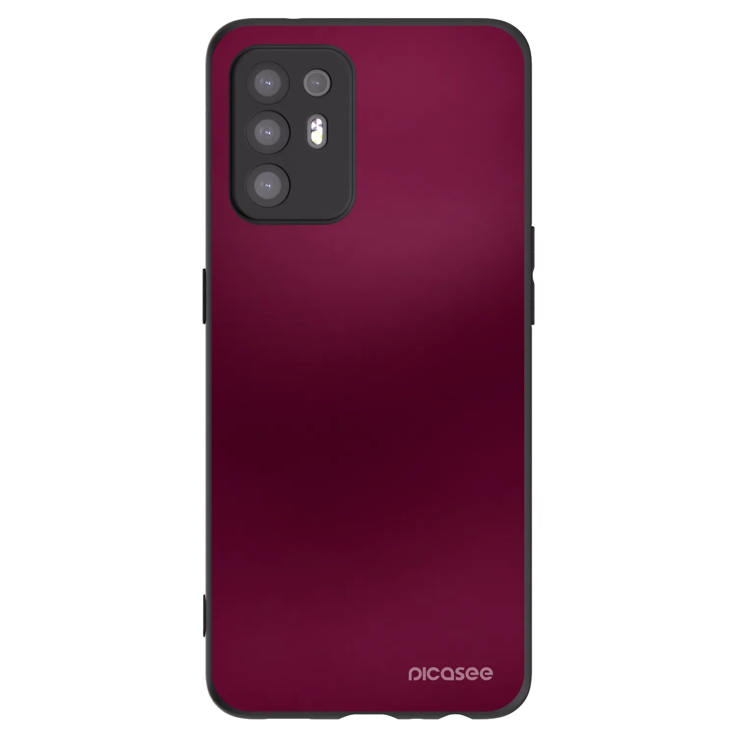 Picasee fekete szilikon tok az alábbi mobiltelefonokra OPPO A94 5G - Velvet Bordeaux