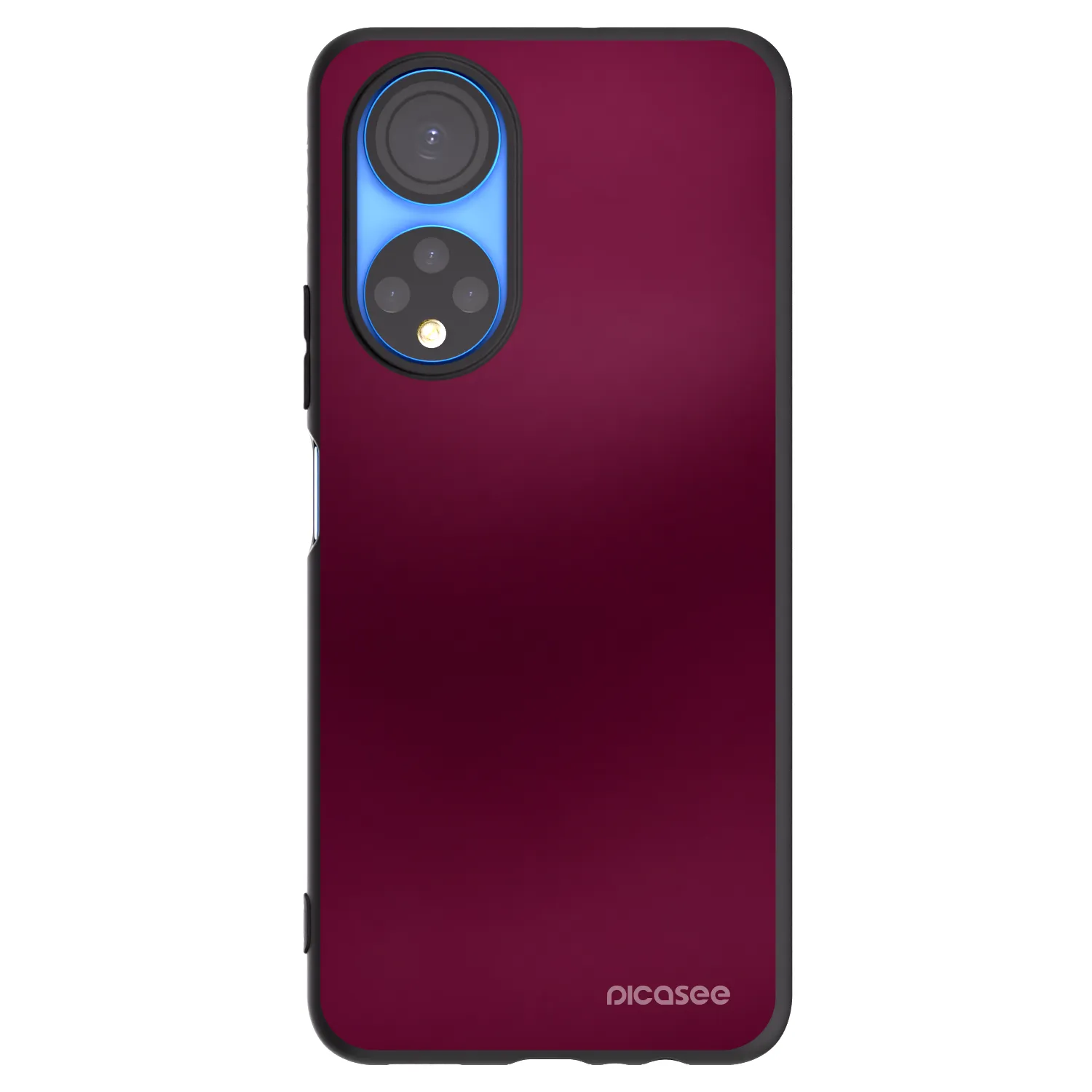 Picasee fekete szilikon tok az alábbi mobiltelefonokra Honor X7 - Velvet Bordeaux