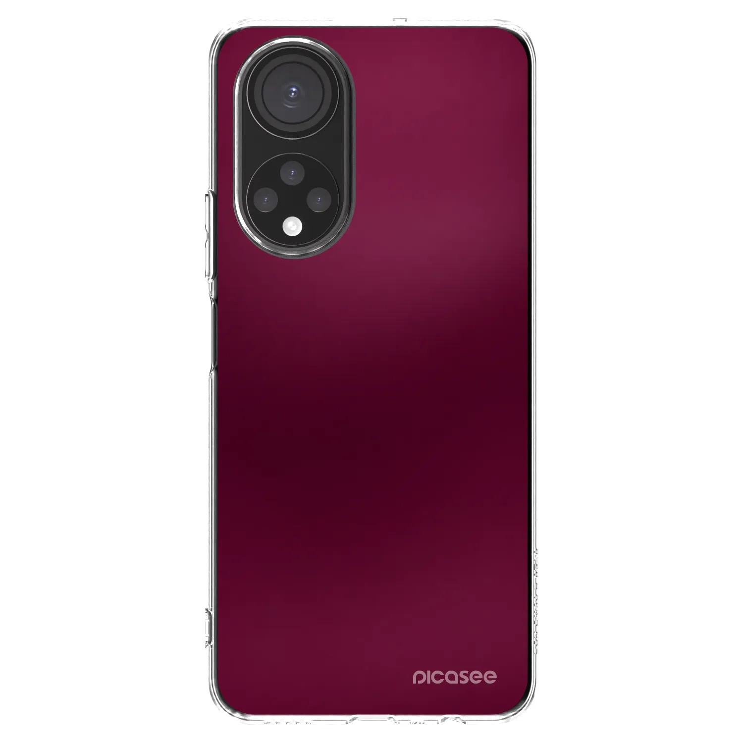 Picasee átlátszó szilikon tok az alábbi mobiltelefonokra Honor X7 - Velvet Bordeaux
