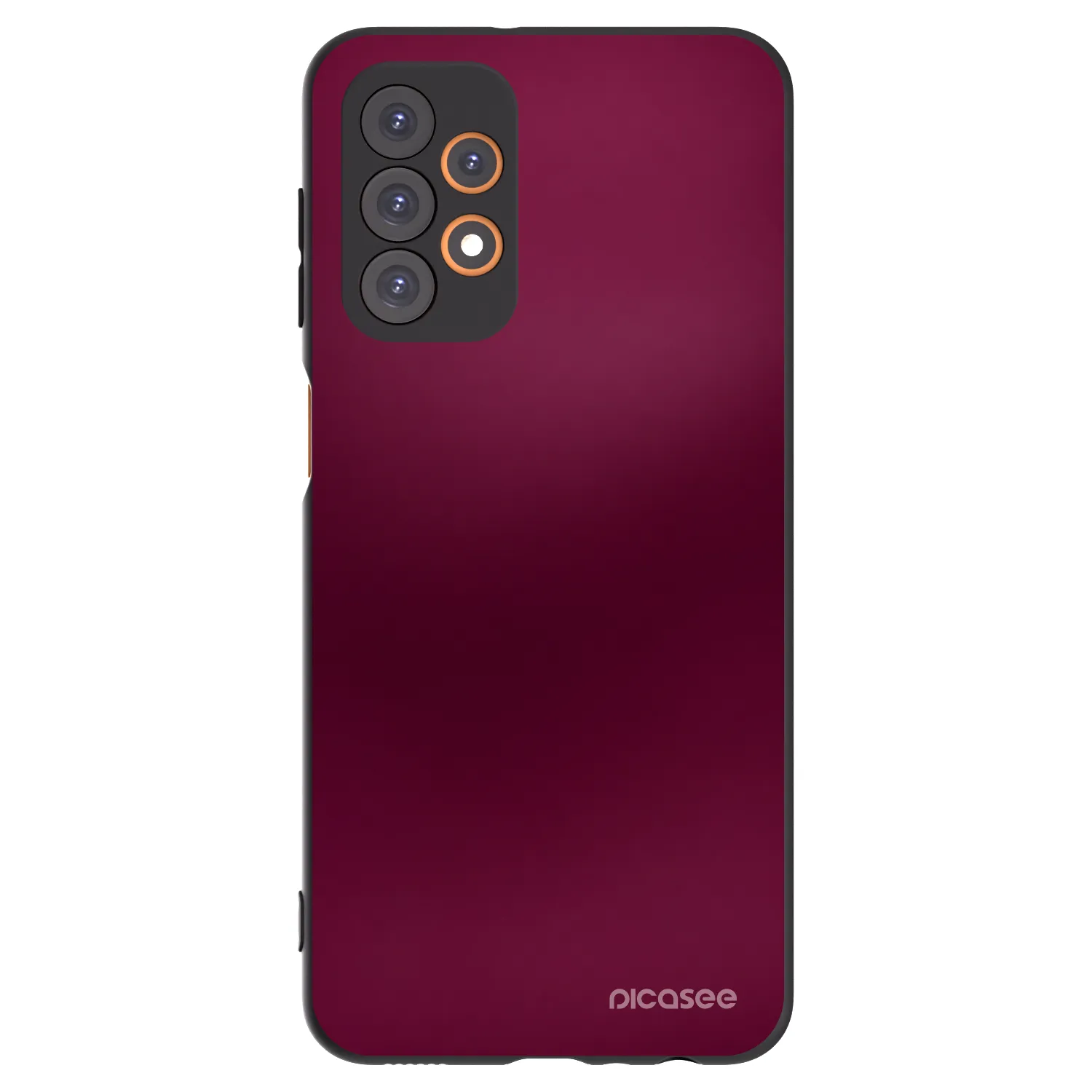 Picasee fekete szilikon tok az alábbi mobiltelefonokra Samsung Galaxy A23 A236B 5G - Velvet Bordeaux