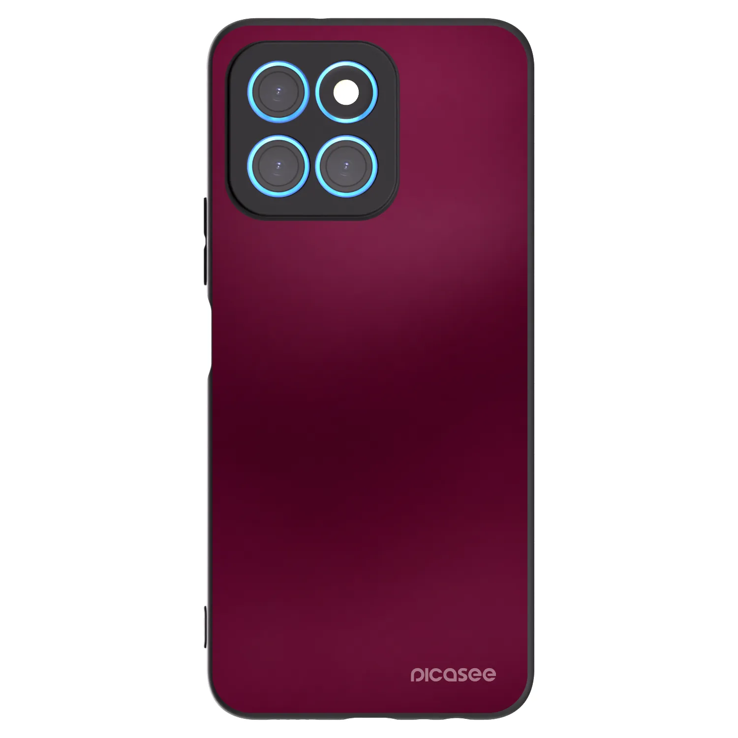 Picasee fekete szilikon tok az alábbi mobiltelefonokra Honor X8 5G - Velvet Bordeaux