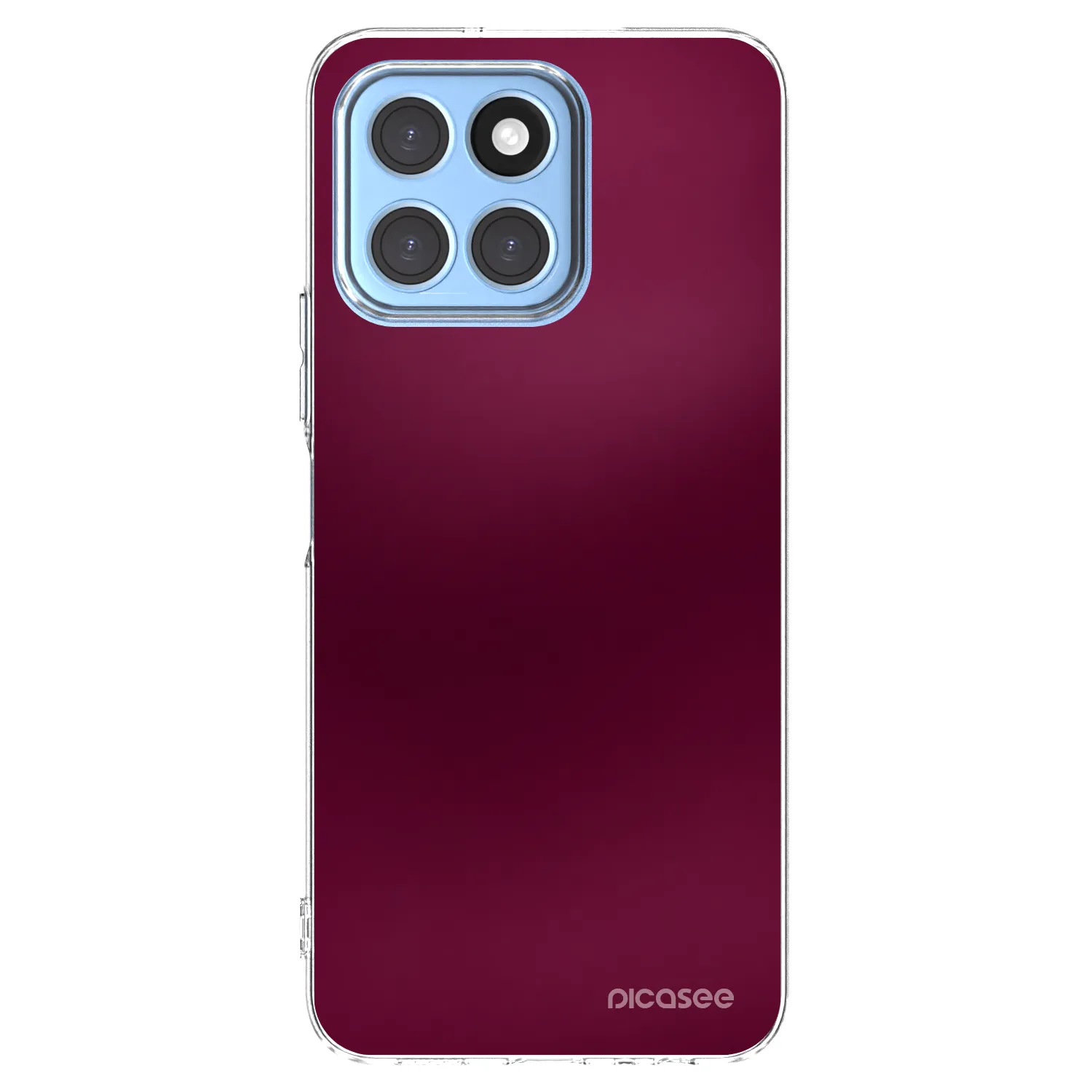 Picasee átlátszó szilikon tok az alábbi mobiltelefonokra Honor X8 5G - Velvet Bordeaux