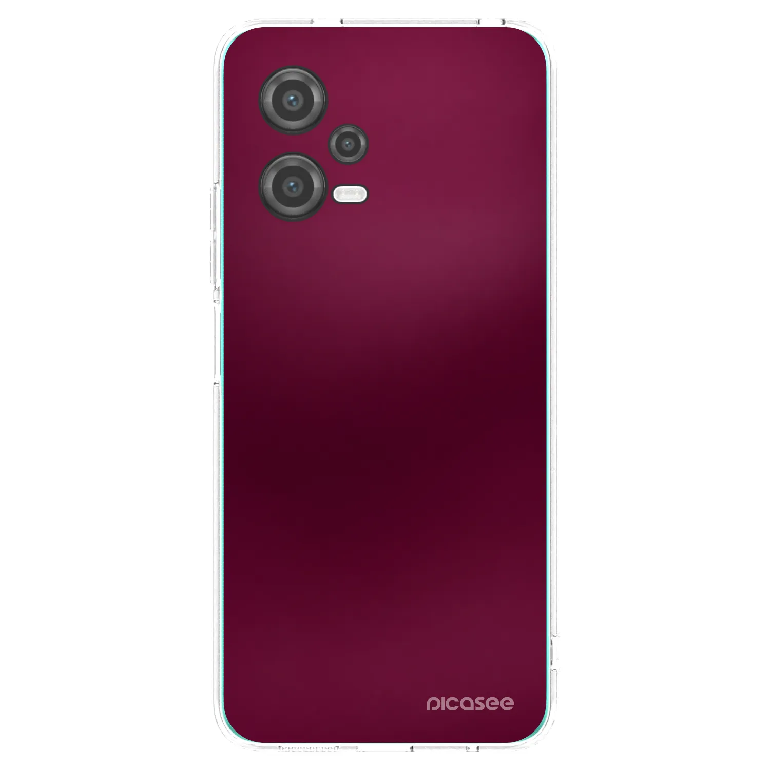 Picasee átlátszó szilikon tok az alábbi mobiltelefonokra Xiaomi Poco X5 - Velvet Bordeaux
