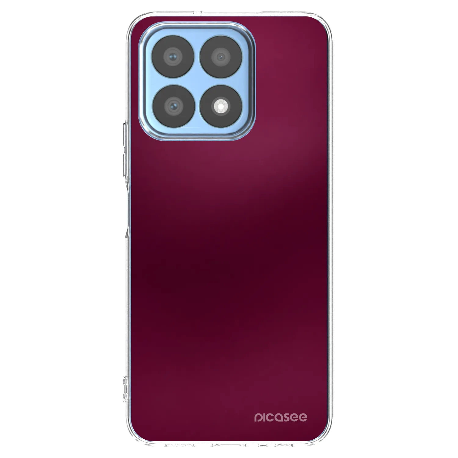 Picasee átlátszó szilikon tok az alábbi mobiltelefonokra Honor X8a - Velvet Bordeaux