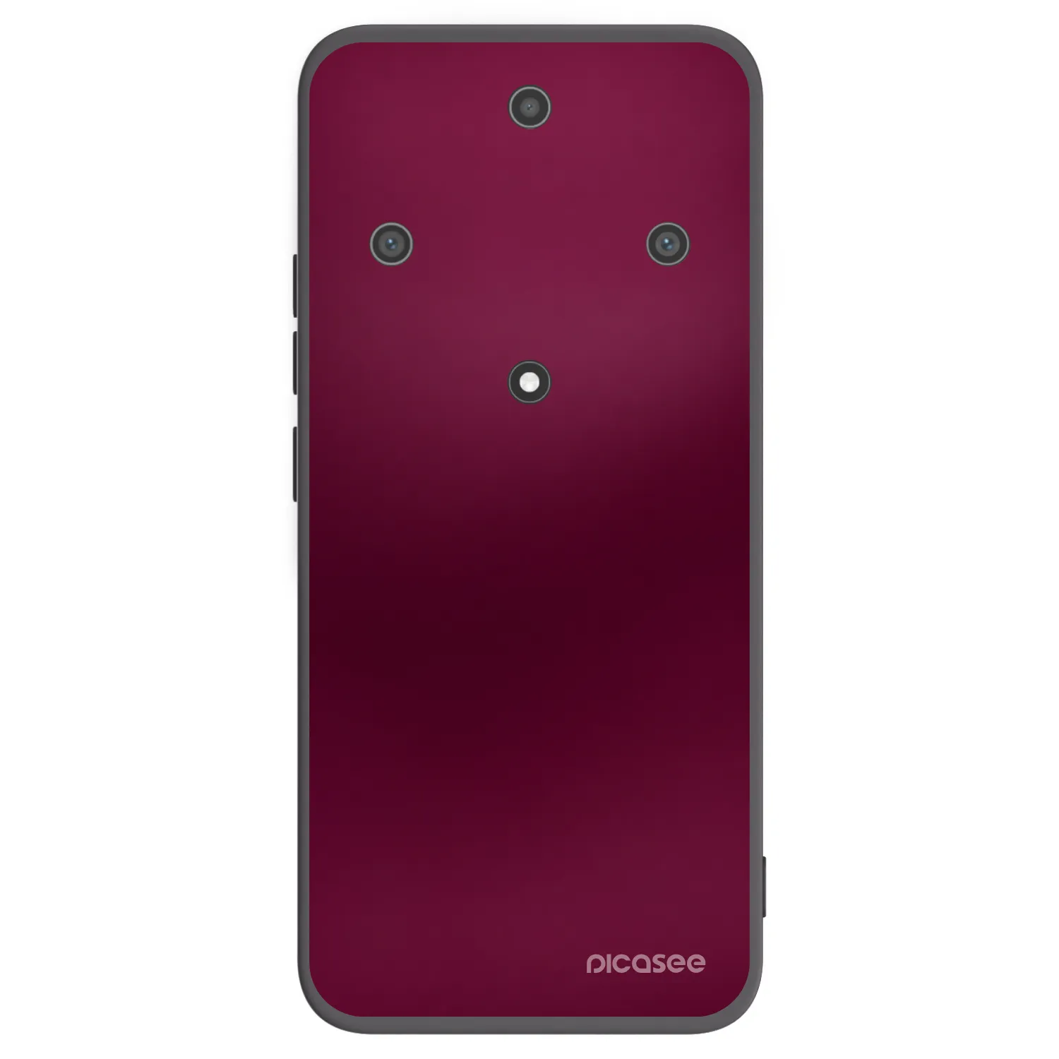 Picasee fekete szilikon tok az alábbi mobiltelefonokra Honor Magic5 Lite 5G - Velvet Bordeaux