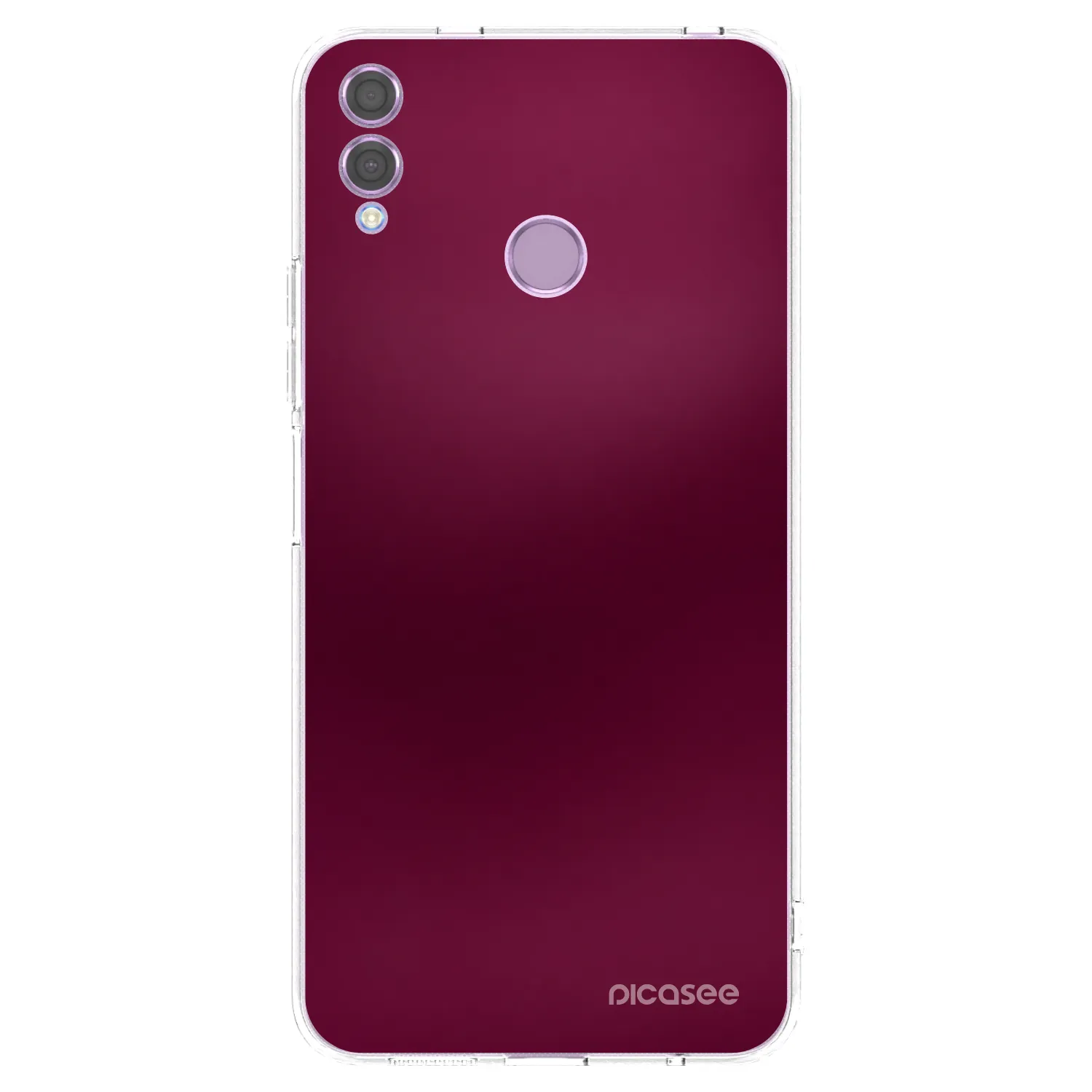 Picasee átlátszó szilikon tok az alábbi mobiltelefonokra Honor 8X - Velvet Bordeaux
