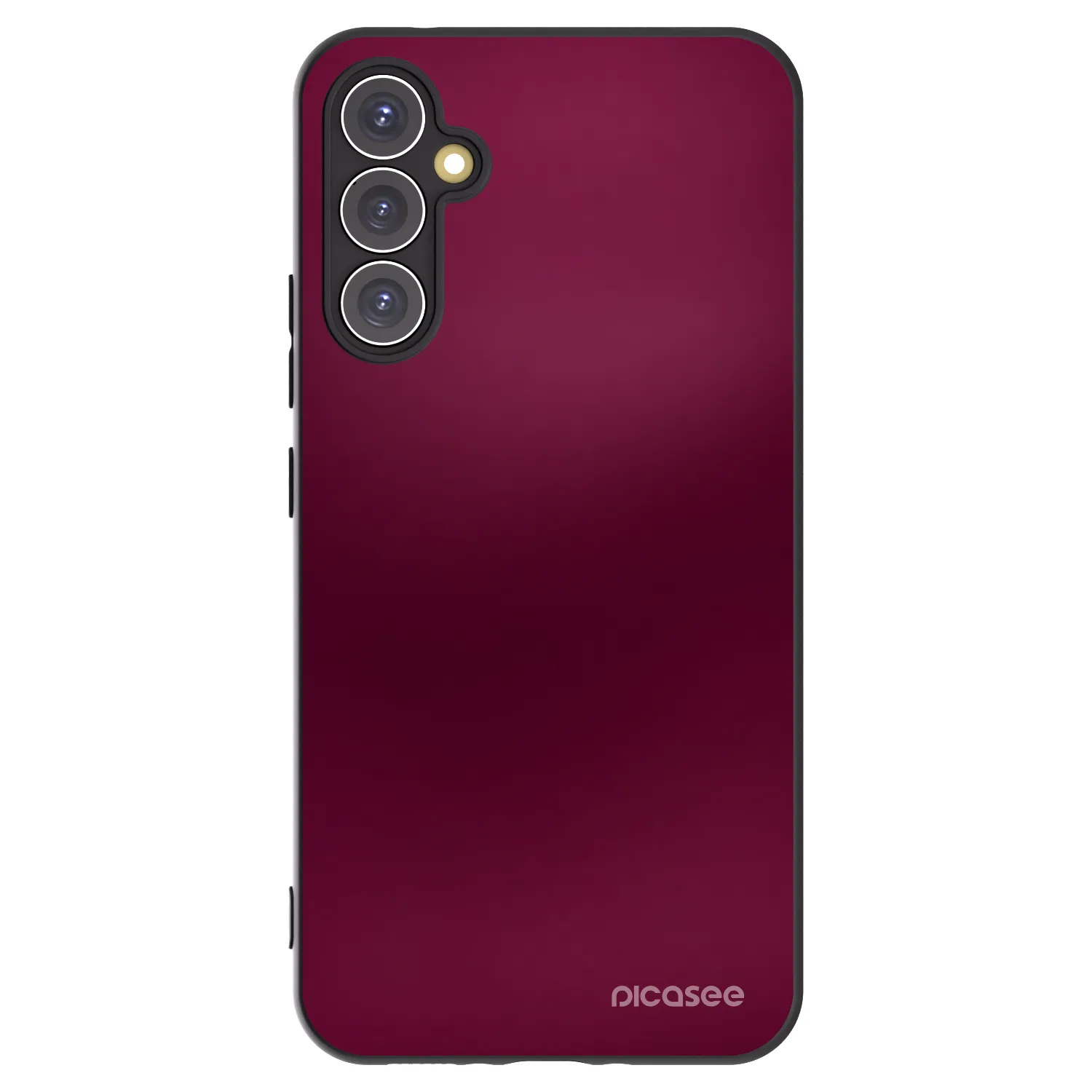 Picasee fekete szilikon tok az alábbi mobiltelefonokra Samsung Galaxy A34 5G A346B - Velvet Bordeaux