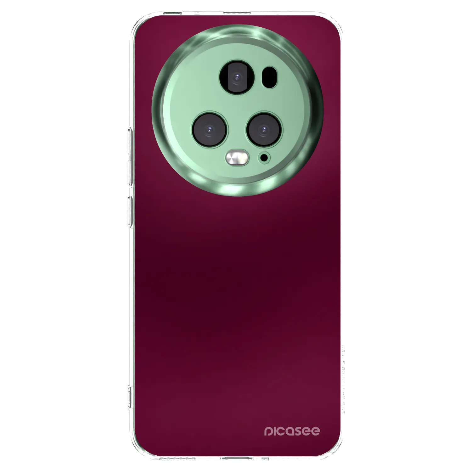 Picasee átlátszó szilikon tok az alábbi mobiltelefonokra Honor Magic5 Pro - Velvet Bordeaux