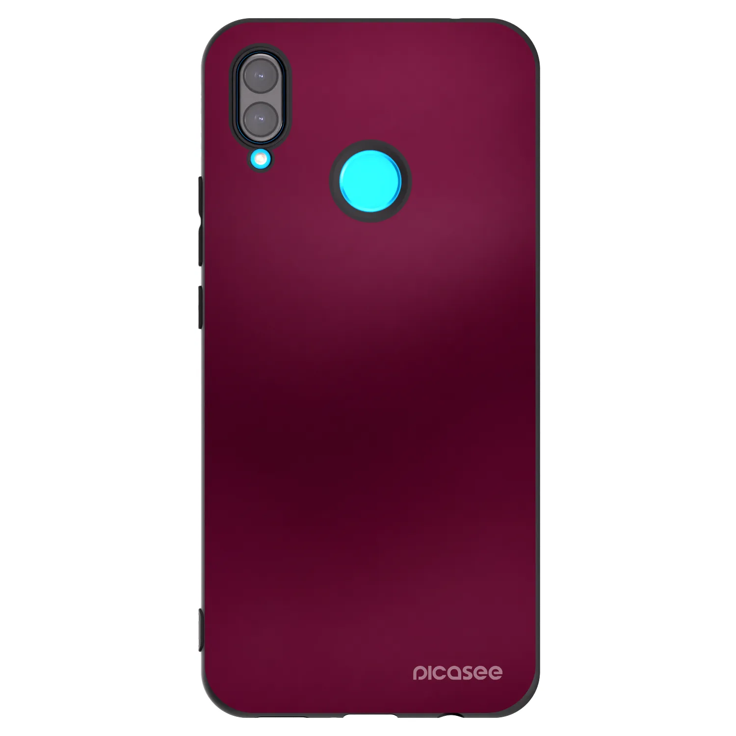 Picasee fekete szilikon tok az alábbi mobiltelefonokra Huawei Nova 3 - Velvet Bordeaux