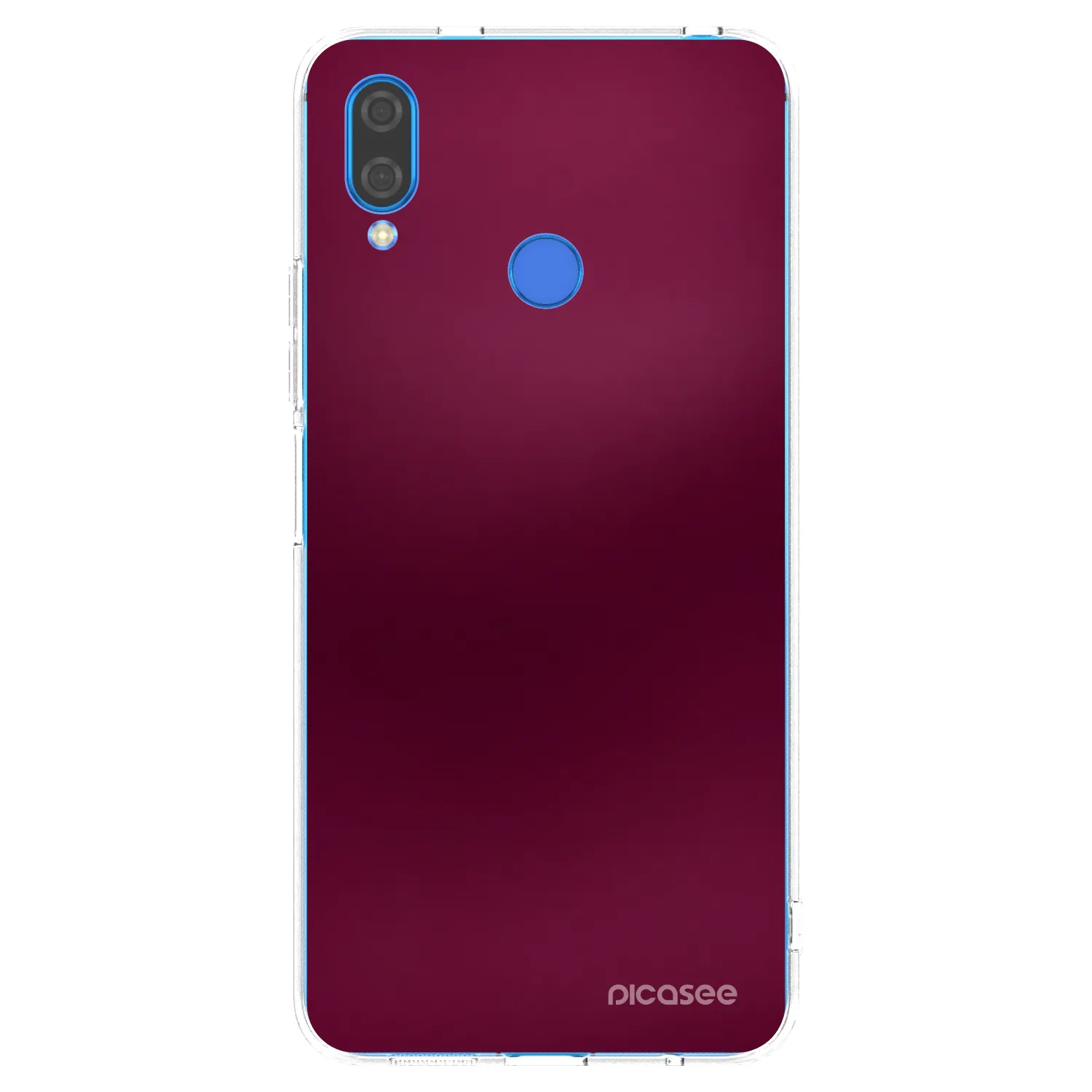 Picasee átlátszó szilikon tok az alábbi mobiltelefonokra Huawei Nova 3 - Velvet Bordeaux