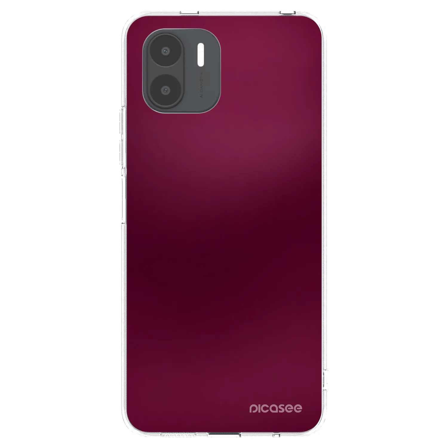 Picasee átlátszó szilikon tok az alábbi mobiltelefonokra Xiaomi Redmi A2 - Velvet Bordeaux