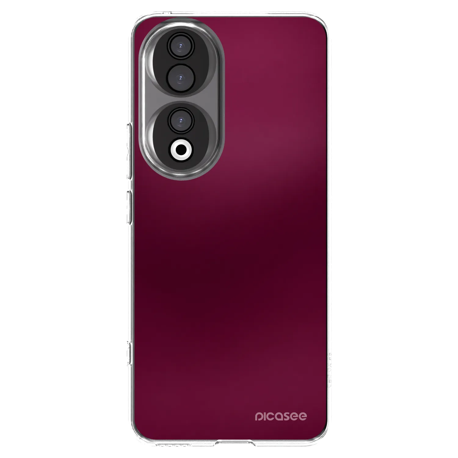 Picasee átlátszó szilikon tok az alábbi mobiltelefonokra Honor 90 5G - Velvet Bordeaux