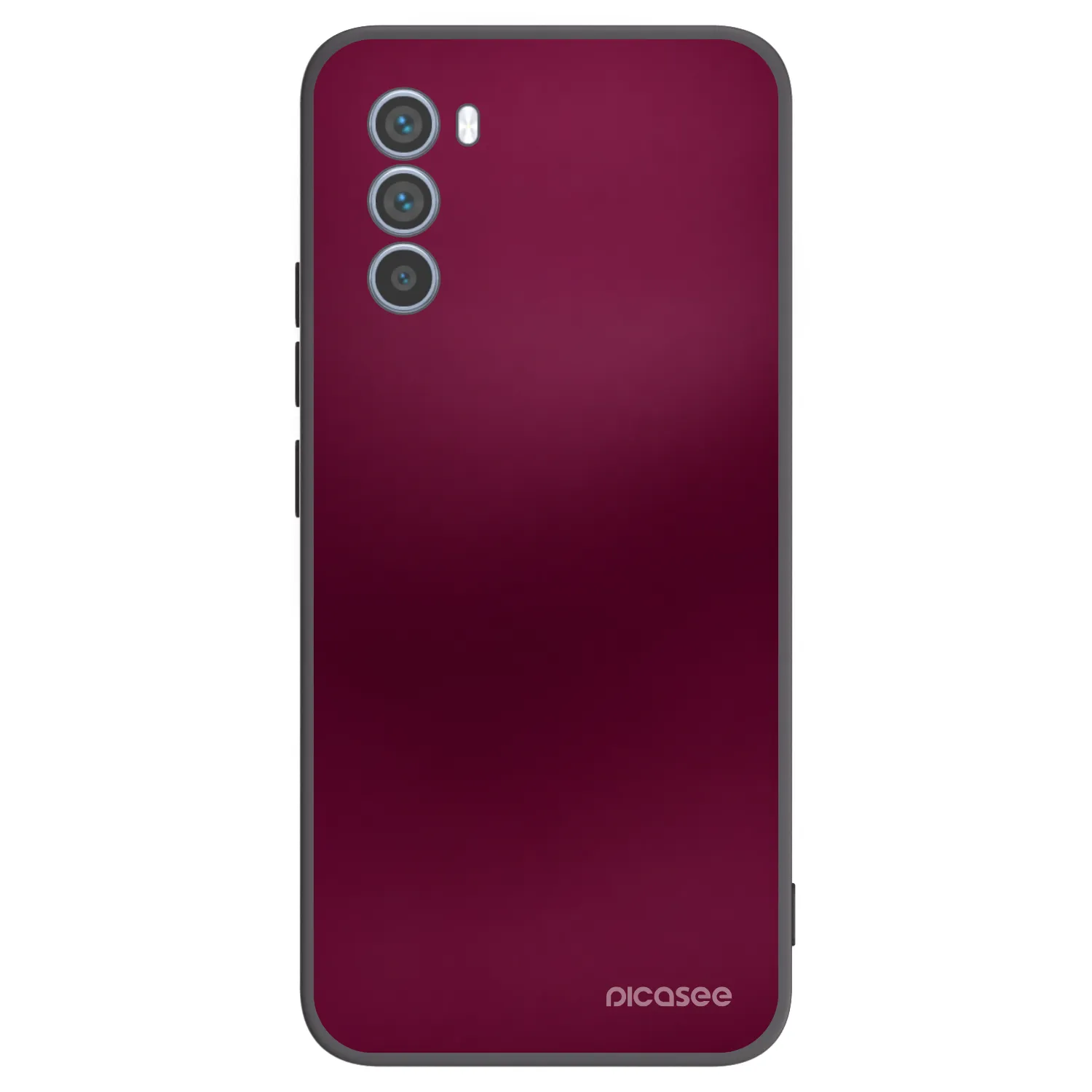 Picasee fekete szilikon tok az alábbi mobiltelefonokra Motorola Moto G62 - Velvet Bordeaux