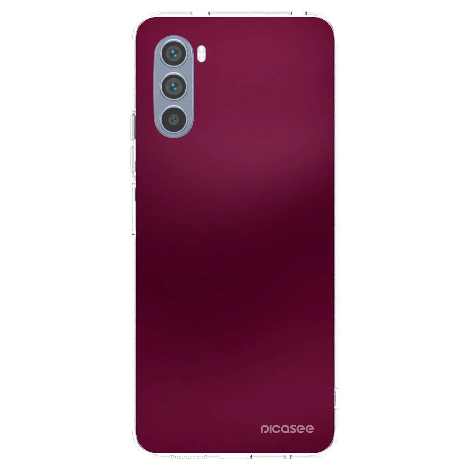 Picasee átlátszó szilikon tok az alábbi mobiltelefonokra Motorola Moto G62 - Velvet Bordeaux