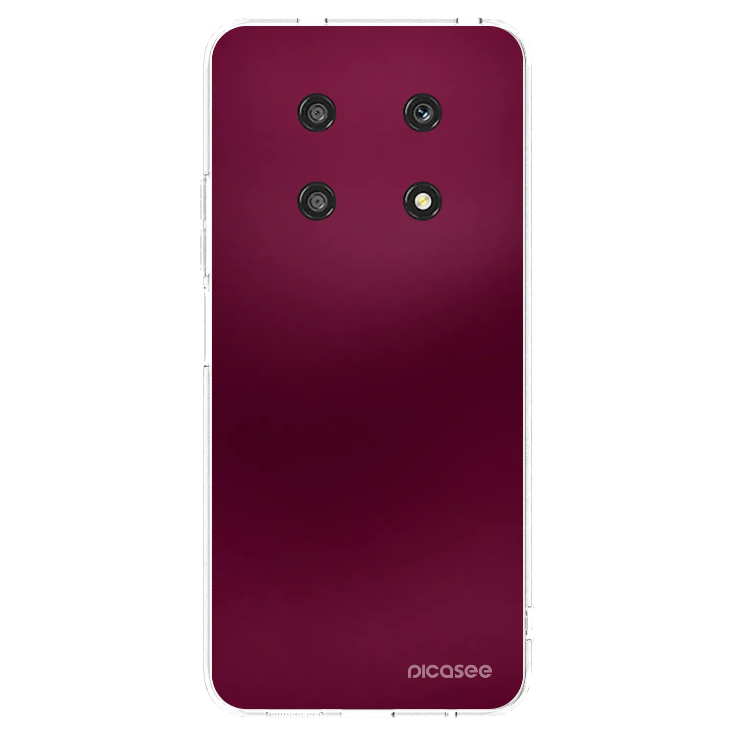 Picasee átlátszó szilikon tok az alábbi mobiltelefonokra Honor Magic4 Lite 5G - Velvet Bordeaux