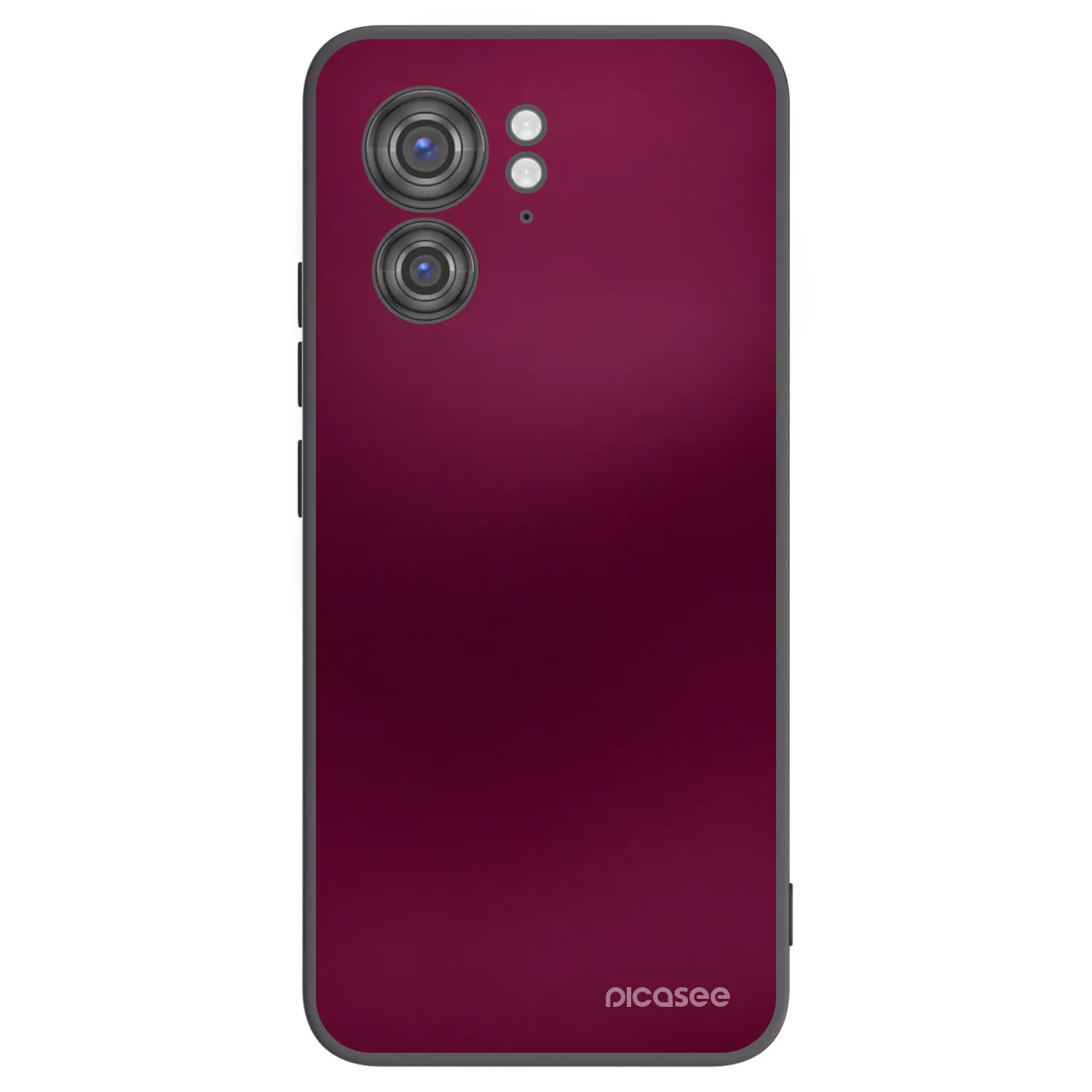 Picasee fekete szilikon tok az alábbi mobiltelefonokra Motorola Edge 40 - Velvet Bordeaux