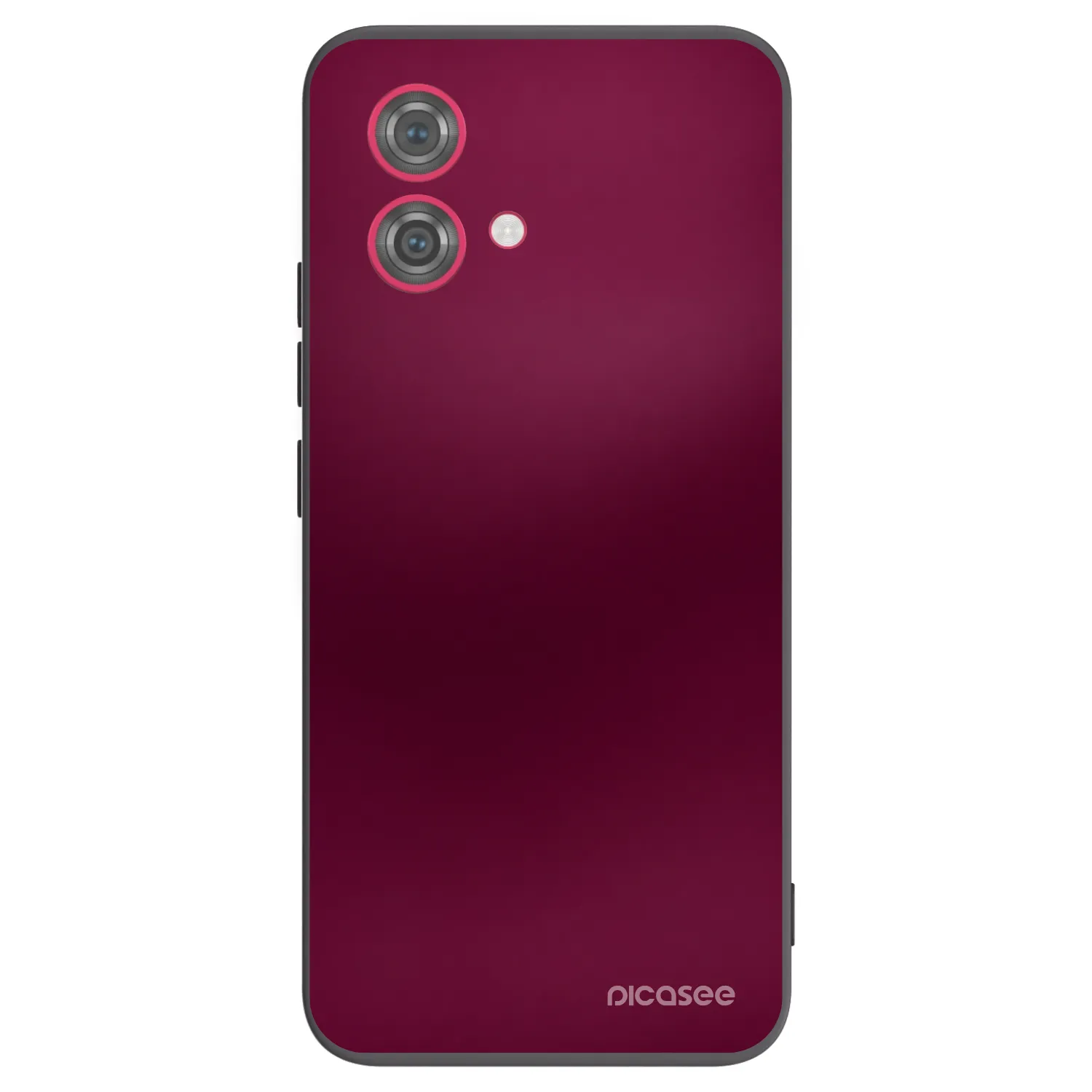 Picasee fekete szilikon tok az alábbi mobiltelefonokra Motorola Moto G84 5G - Velvet Bordeaux