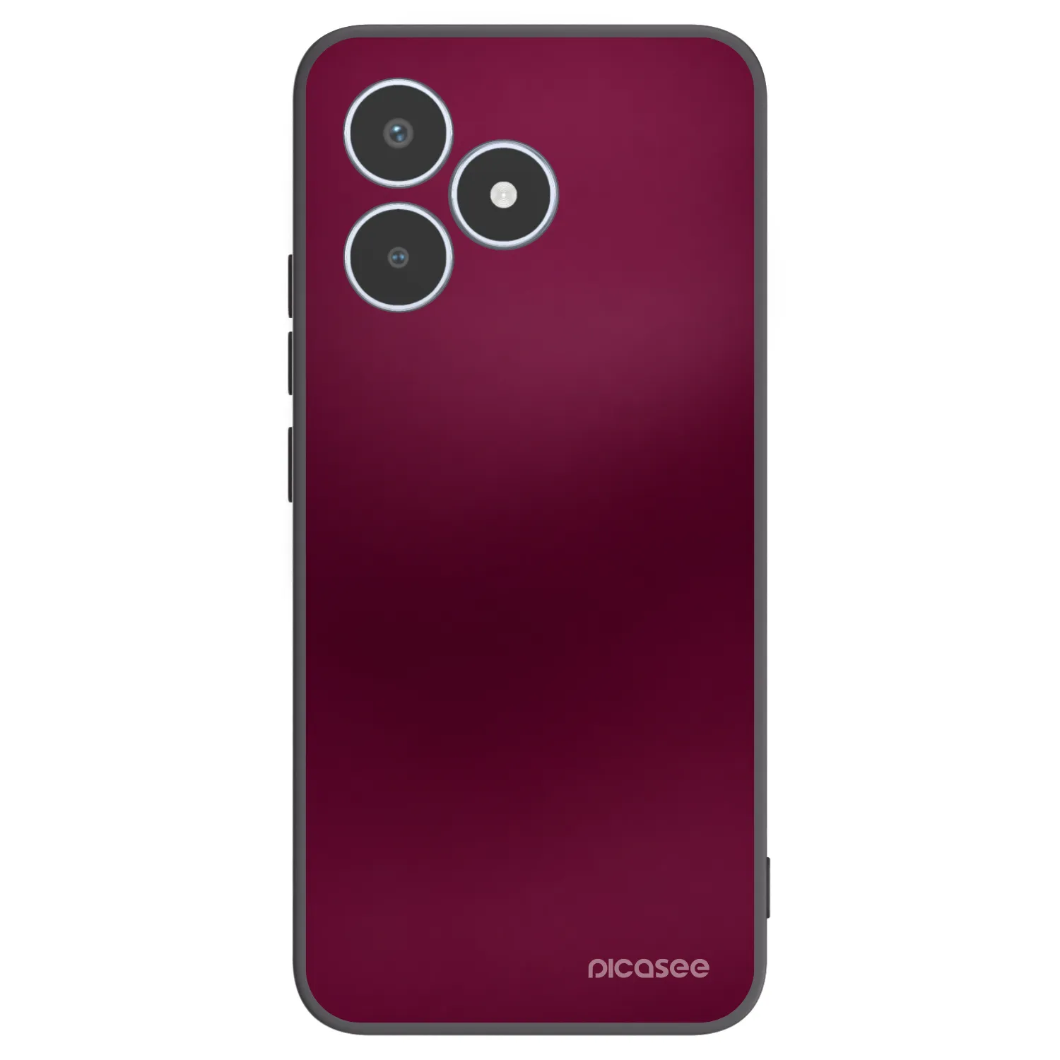 Picasee fekete szilikon tok az alábbi mobiltelefonokra Realme C53 - Velvet Bordeaux
