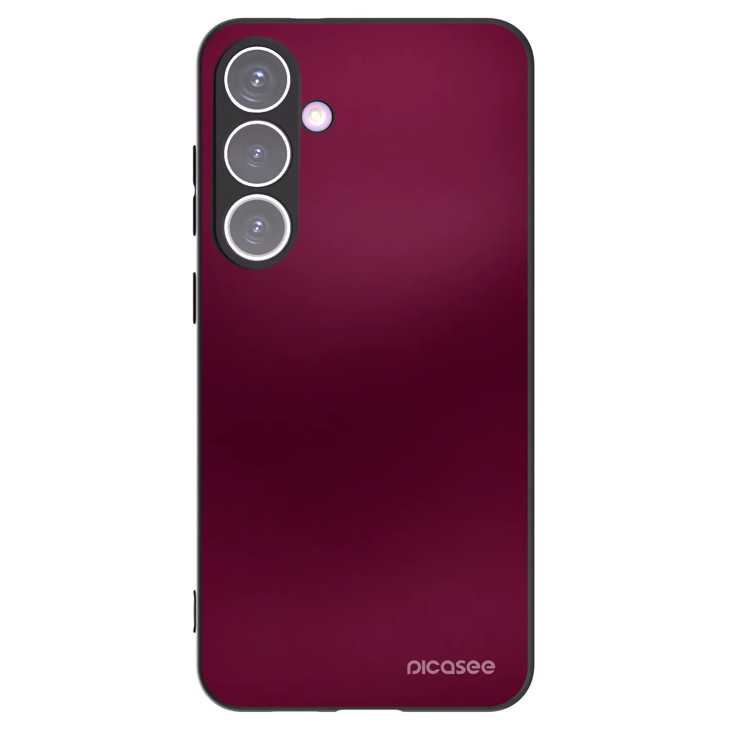 Picasee fekete szilikon tok az alábbi mobiltelefonokra Samsung Galaxy S24+ S926B 5G - Velvet Bordeaux