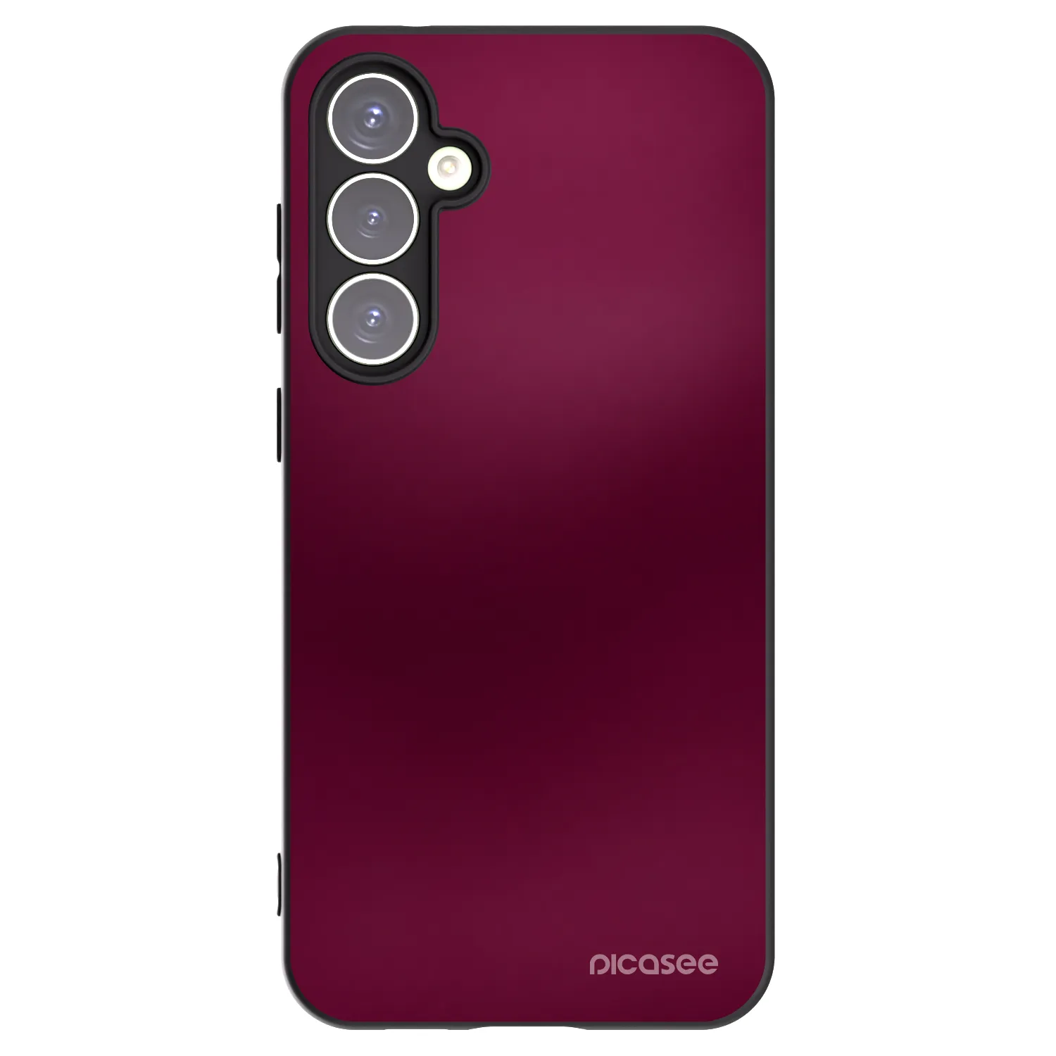 Picasee fekete szilikon tok az alábbi mobiltelefonokra Samsung Galaxy S23 FE S711B - Velvet Bordeaux