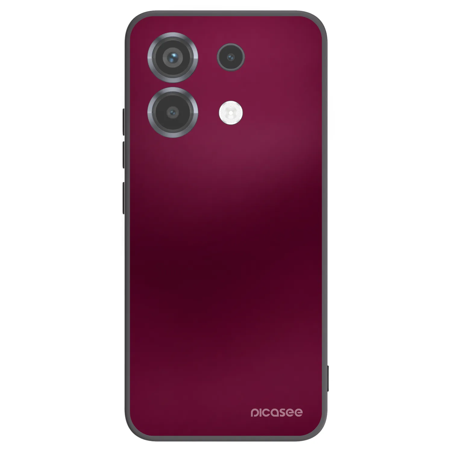 Picasee fekete szilikon tok az alábbi mobiltelefonokra Xiaomi Poco X6 - Velvet Bordeaux